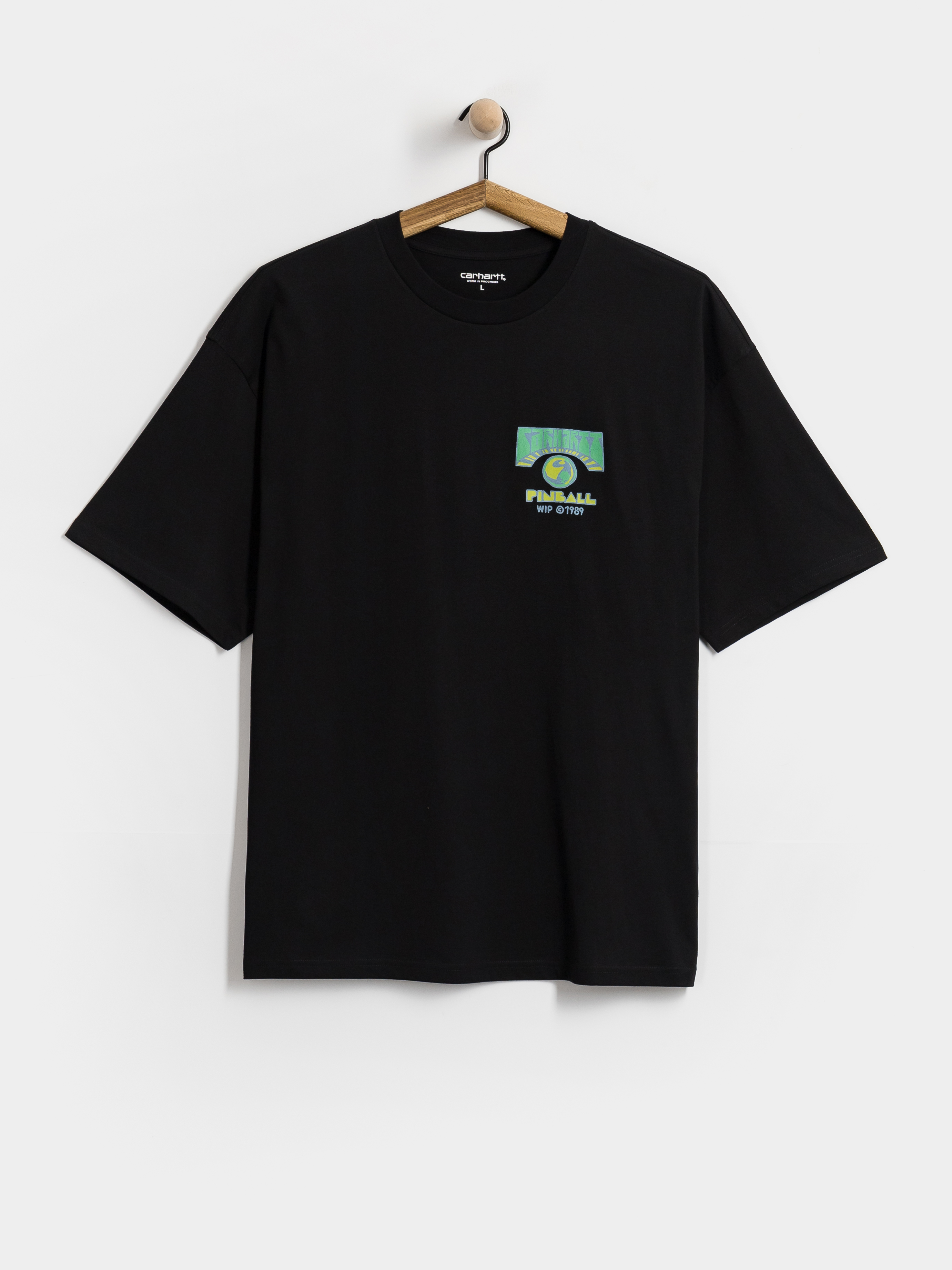 Tričko Carhartt WIP Pinball (black)