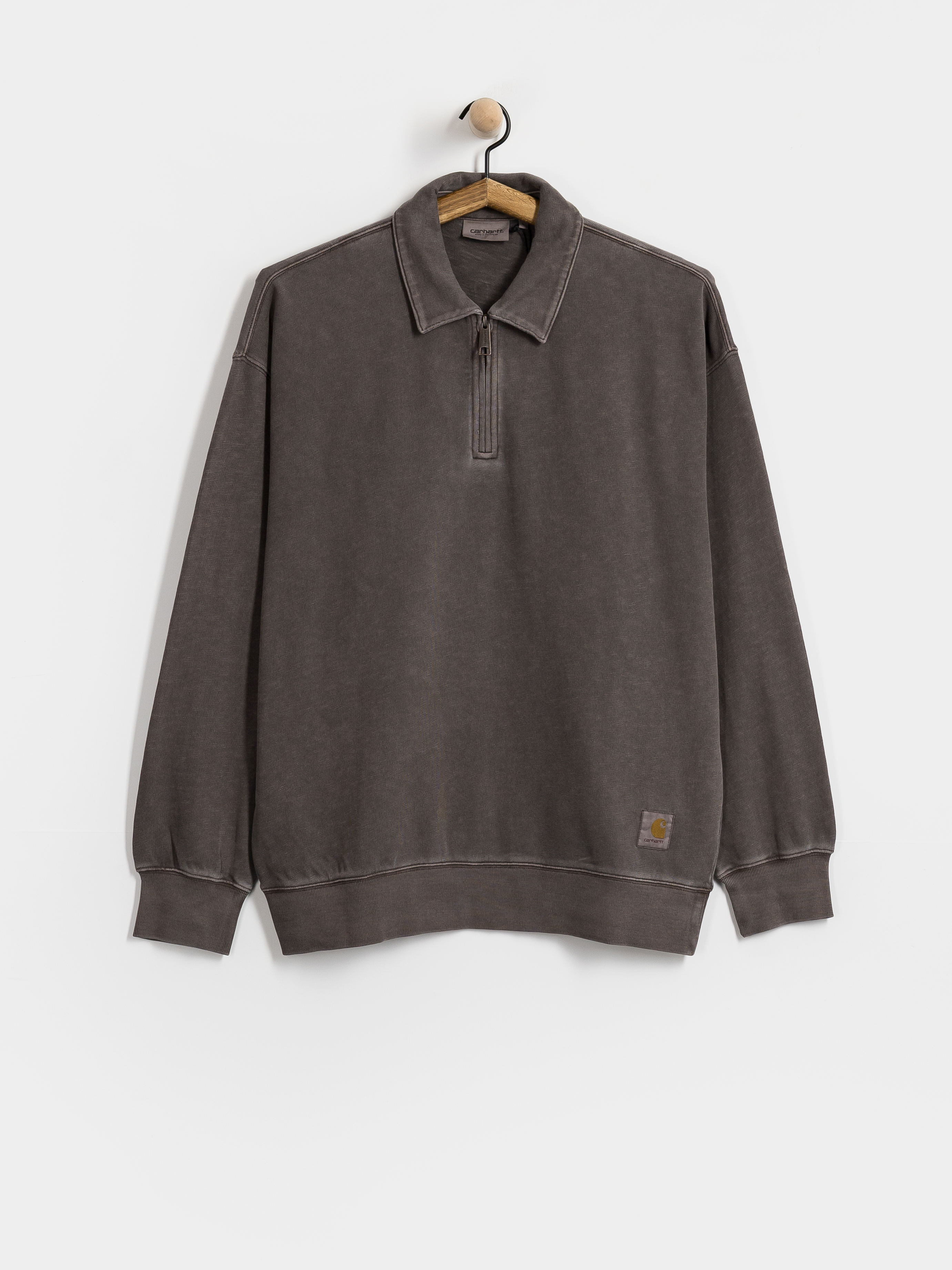 Mikina Carhartt WIP Harper Polo (tobacco)