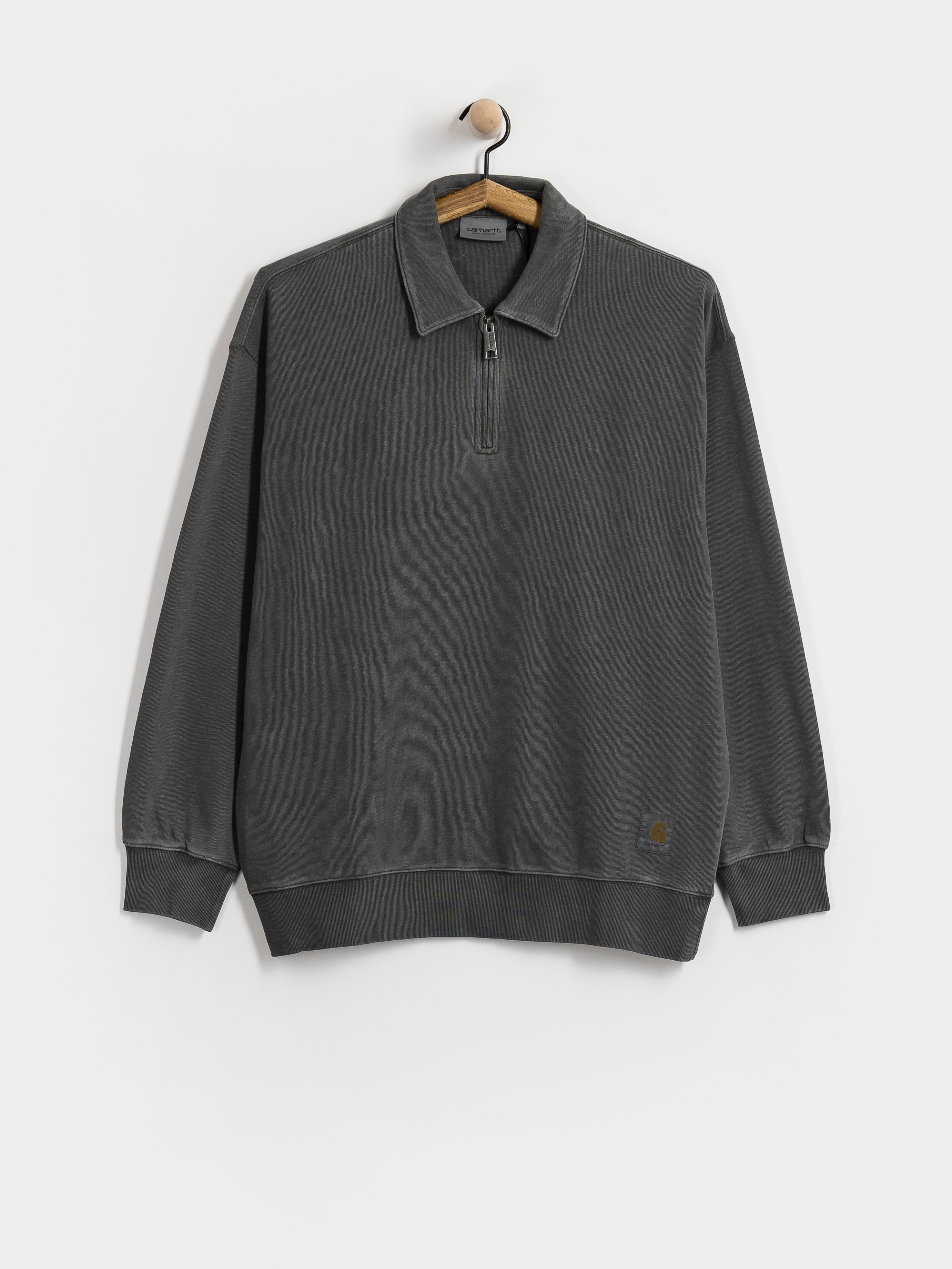 Mikina Carhartt WIP Harper Polo (black)