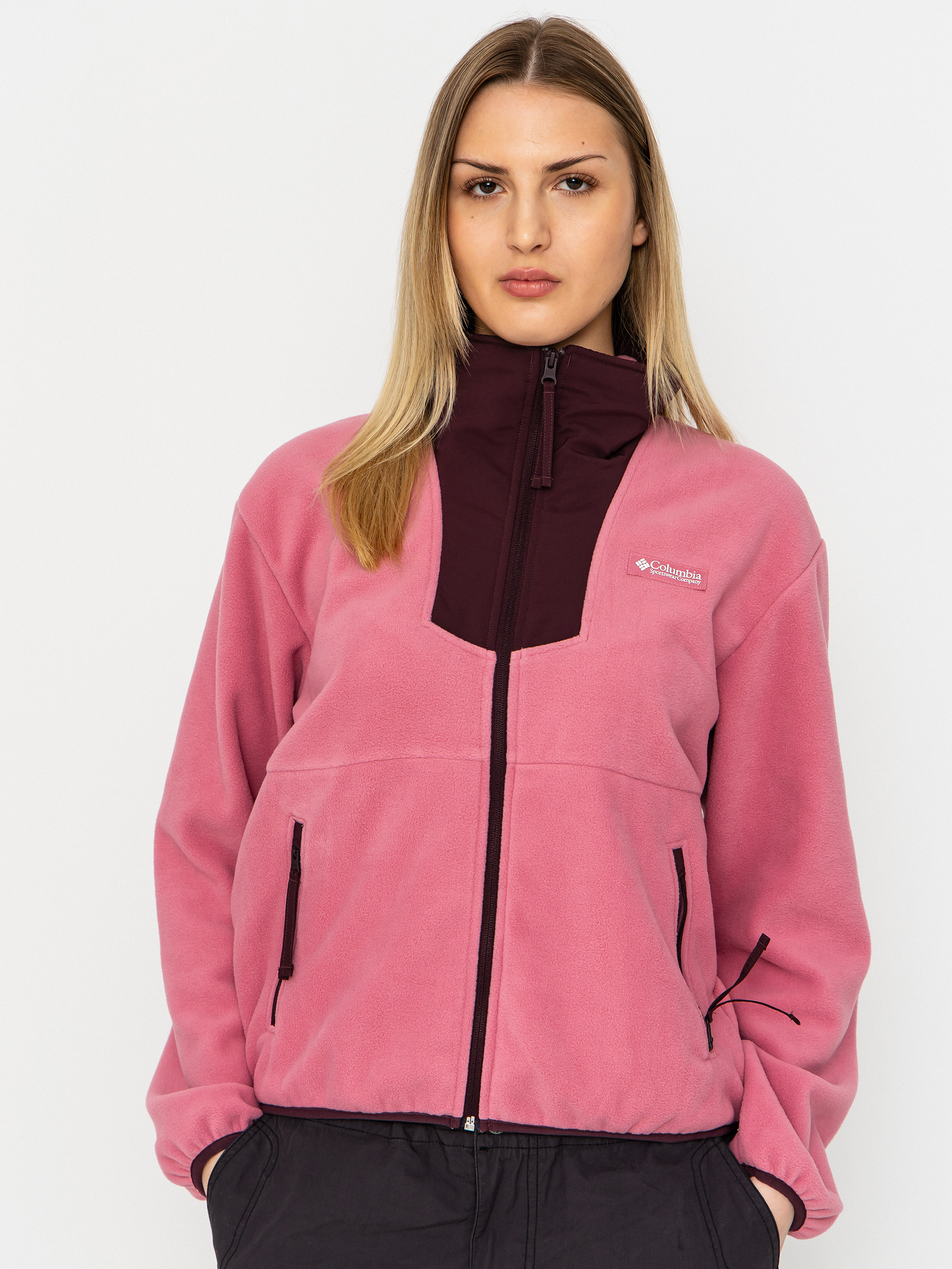 Fleecovu00e1 mikina Columbia Sequoia Grove Full Zip Wmn (rosette/moonvista)