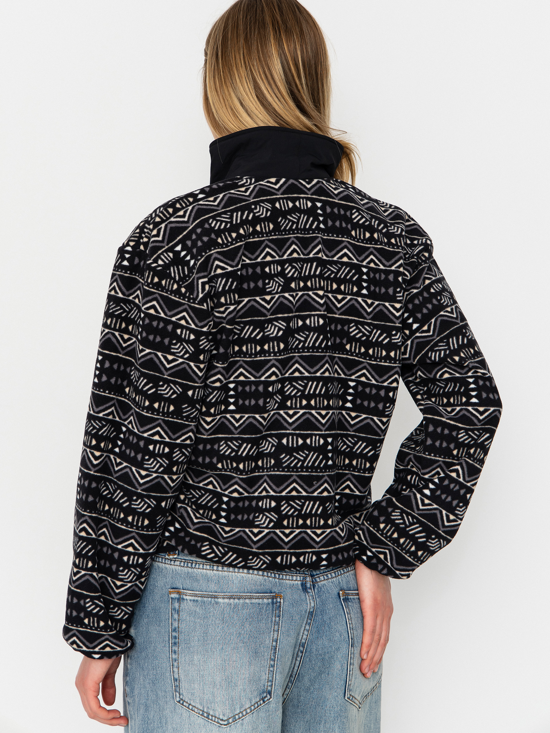 Dámský Fleecová mikina Columbia Sequoia Grove Printed Half Zip (black/horizons)