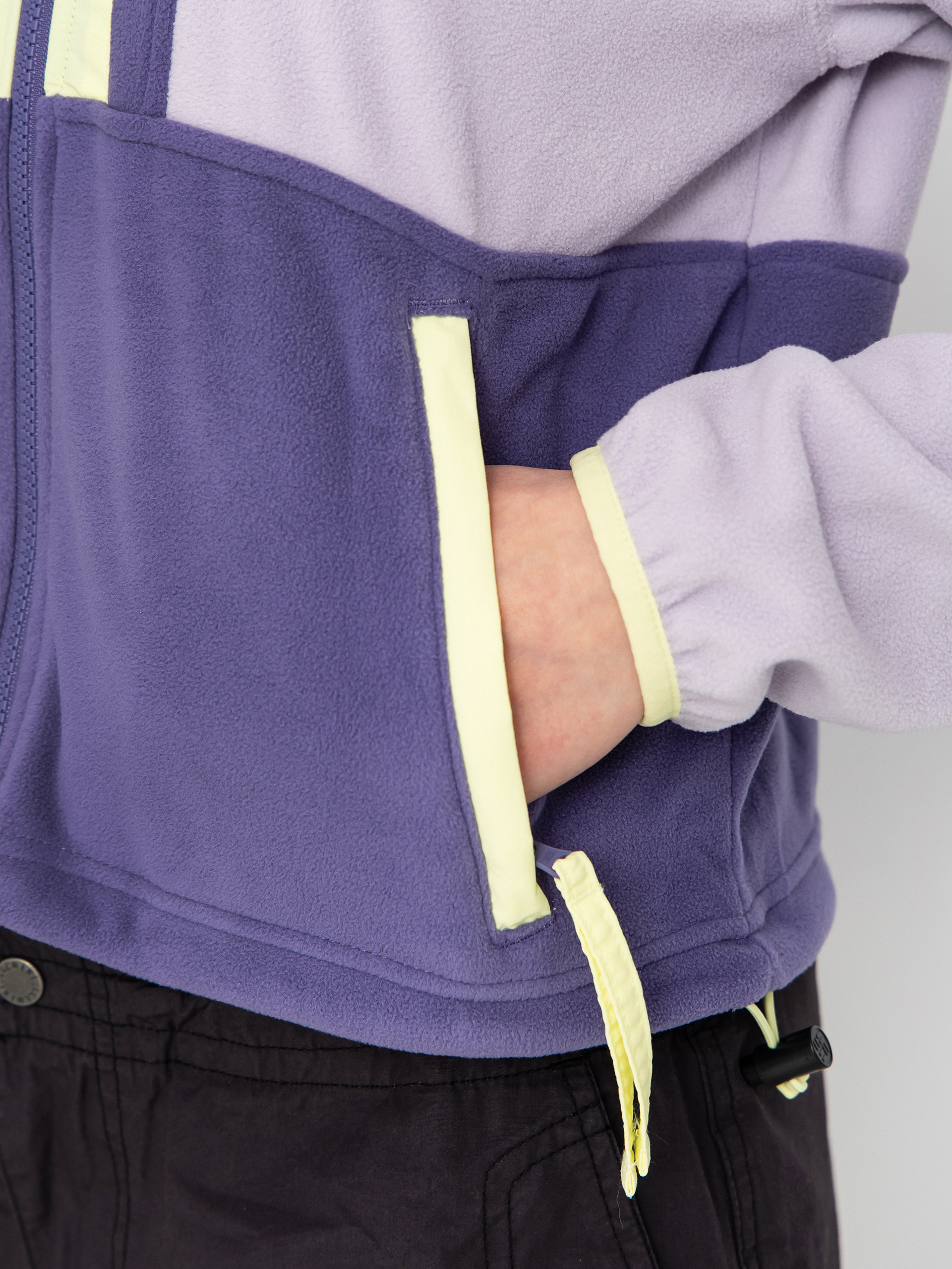 Dámský Fleecová mikina Columbia Backbowl II Full Zip (lavender pearl/stormwatch/citron haze)