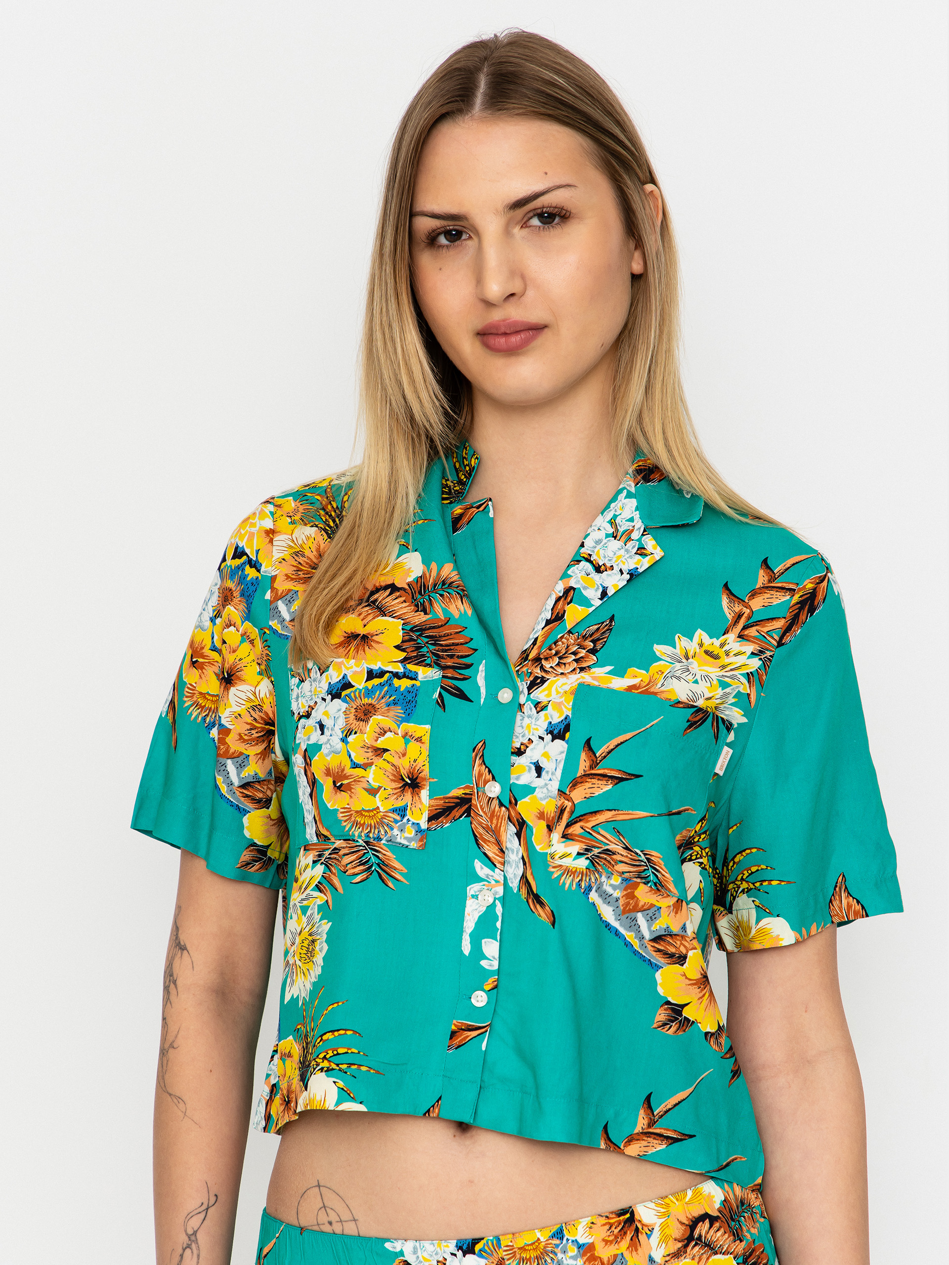 Košile Brixton Campos Button Down Wmn