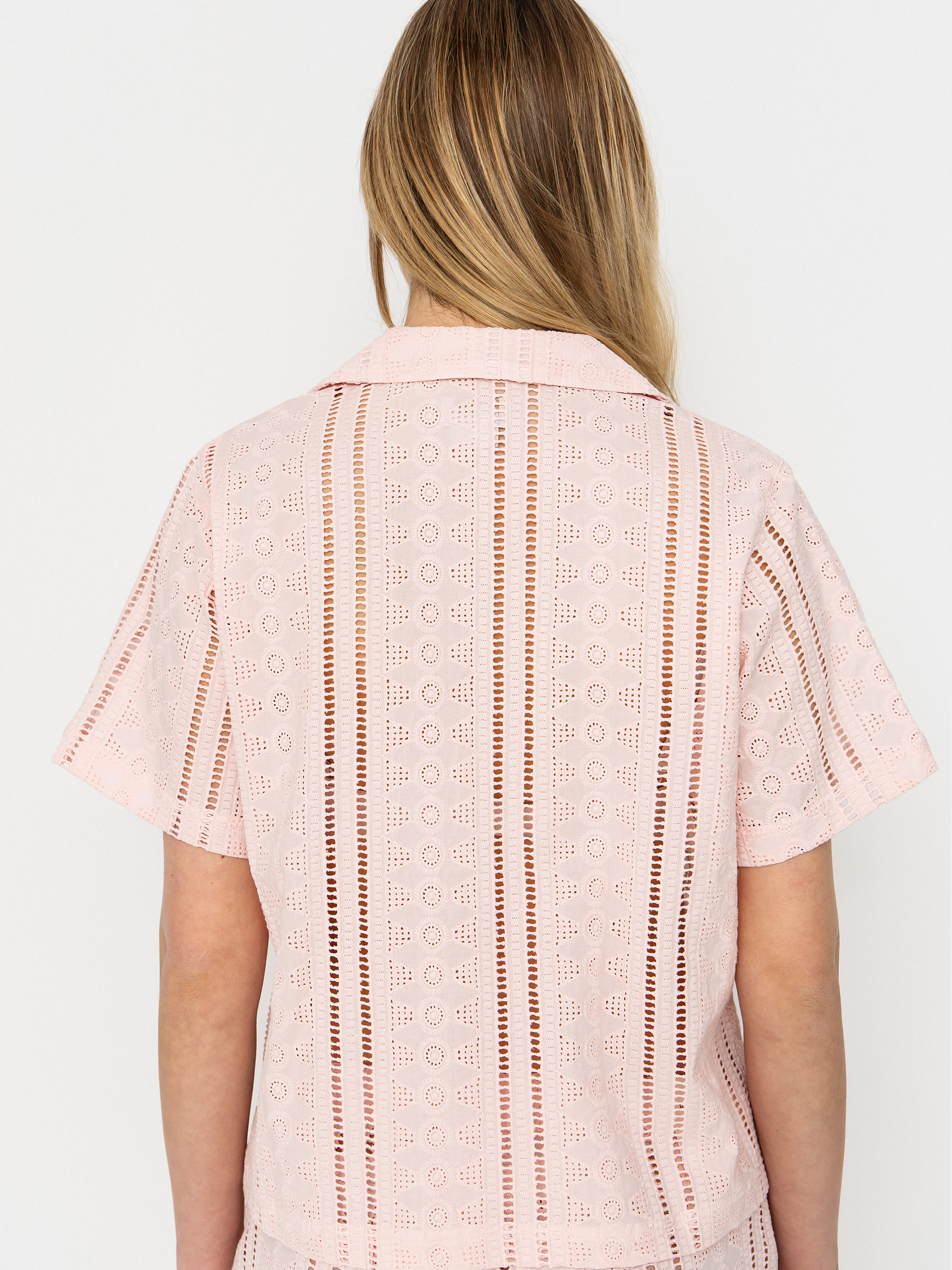 Košile Brixton Paradise Lounge Wmn (chalk pink)