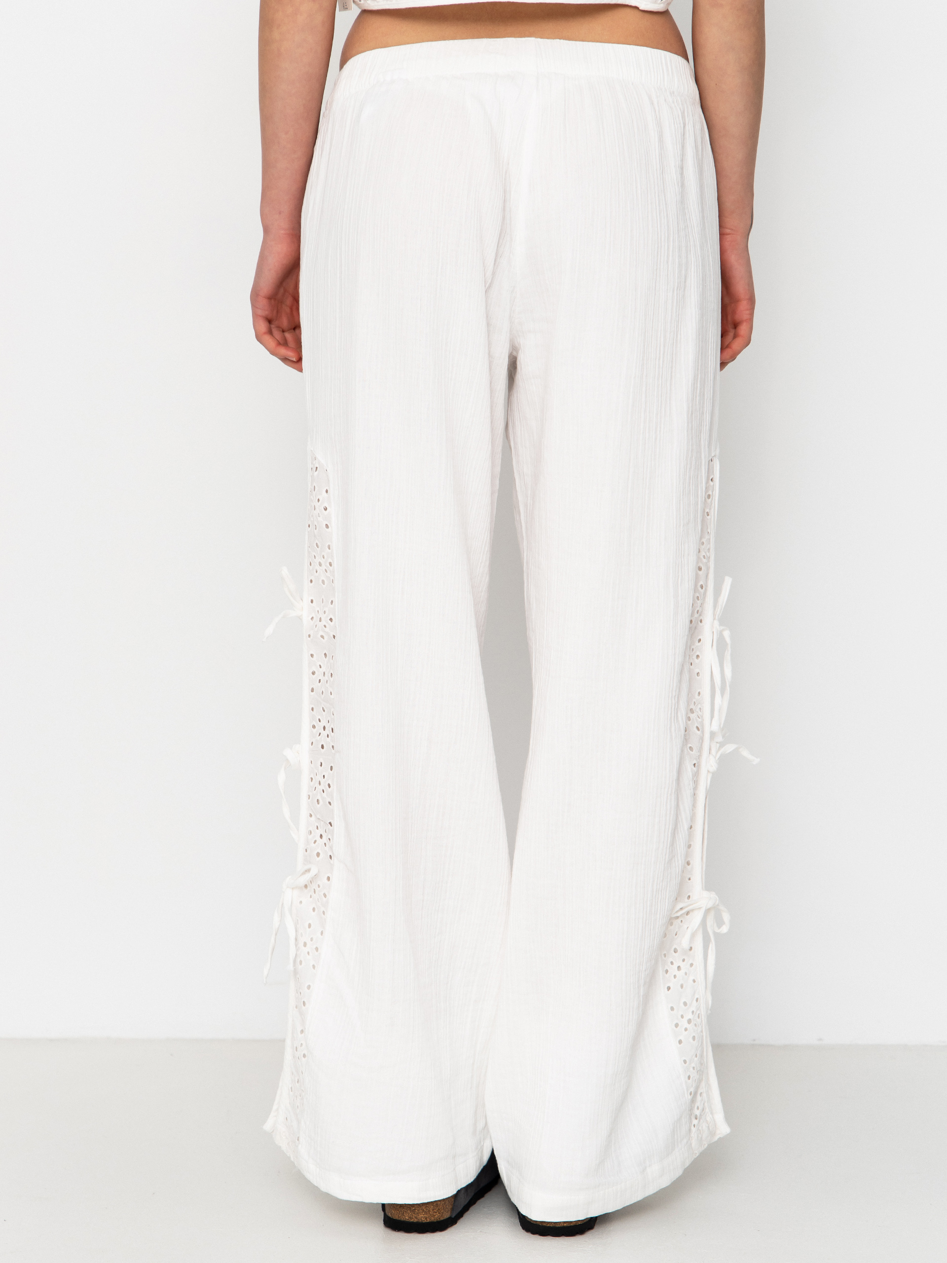 Kalhoty Brixton Seaside Eyelet Wide Leg Wmn (off white eyelet)