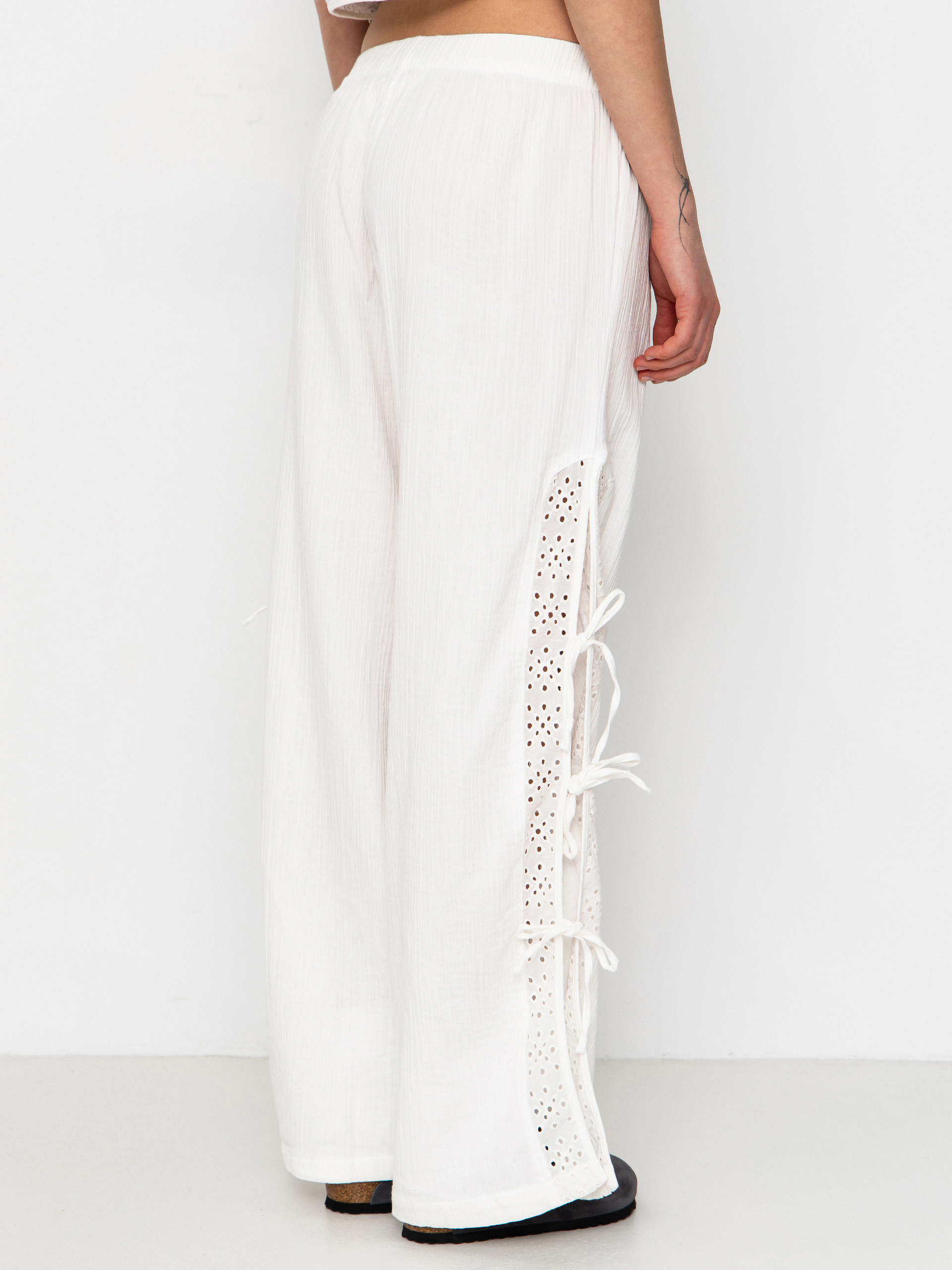 Kalhoty Brixton Seaside Eyelet Wide Leg Wmn (off white eyelet)