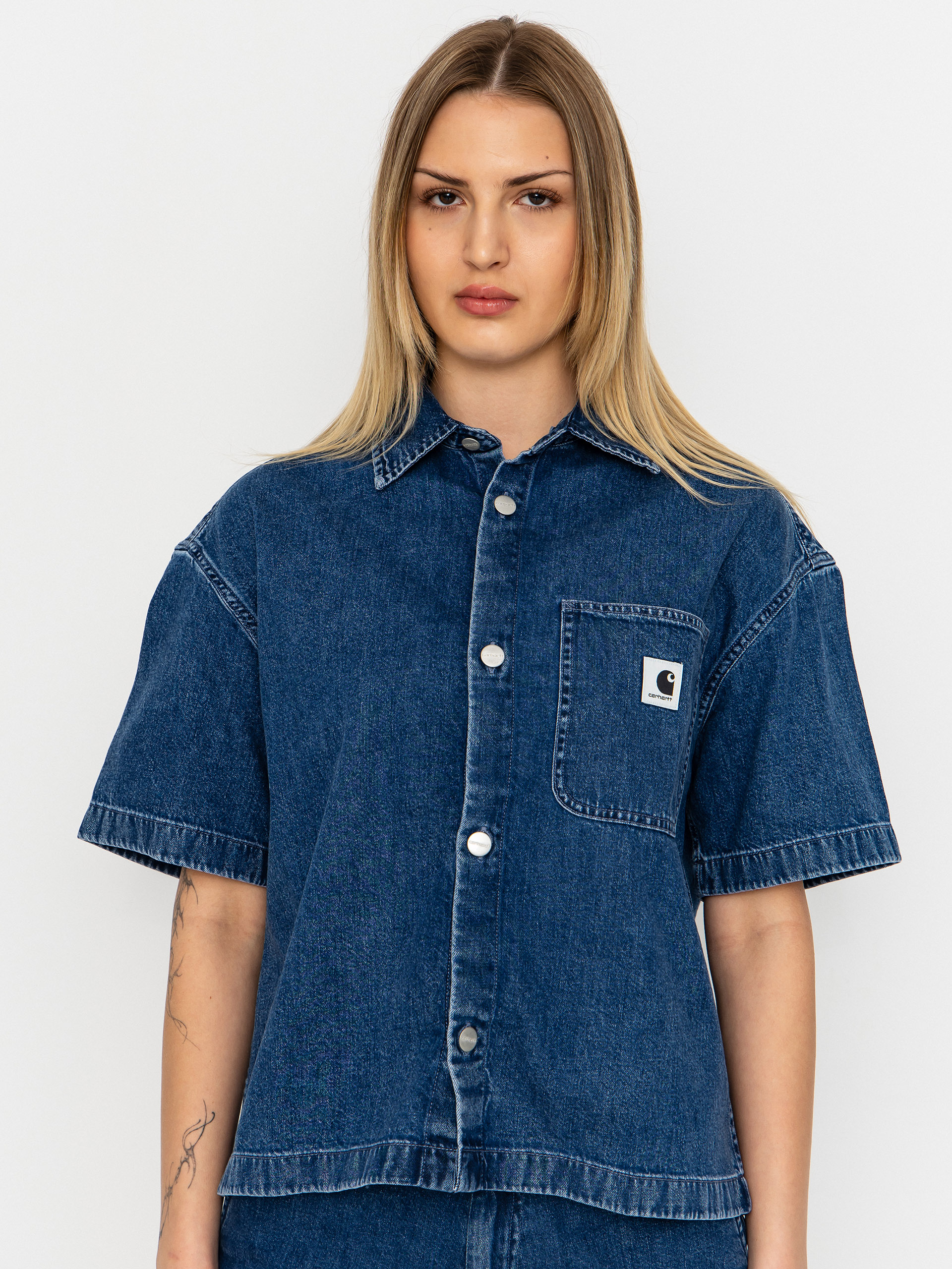 Košile Carhartt WIP Lovilia Wmn (blue)