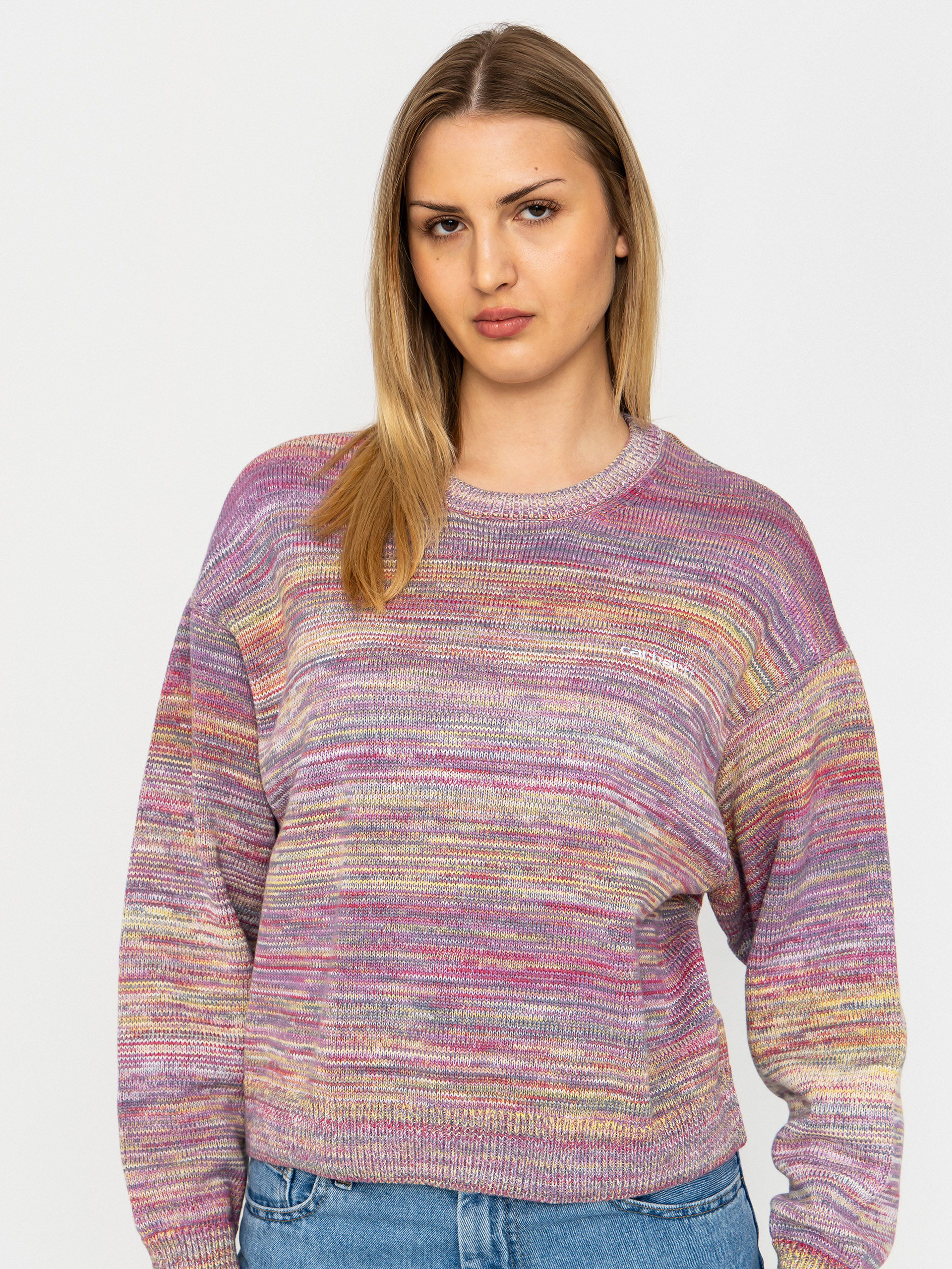 Svetr Carhartt WIP Keenaner Wmn (gradient/gentle purple)