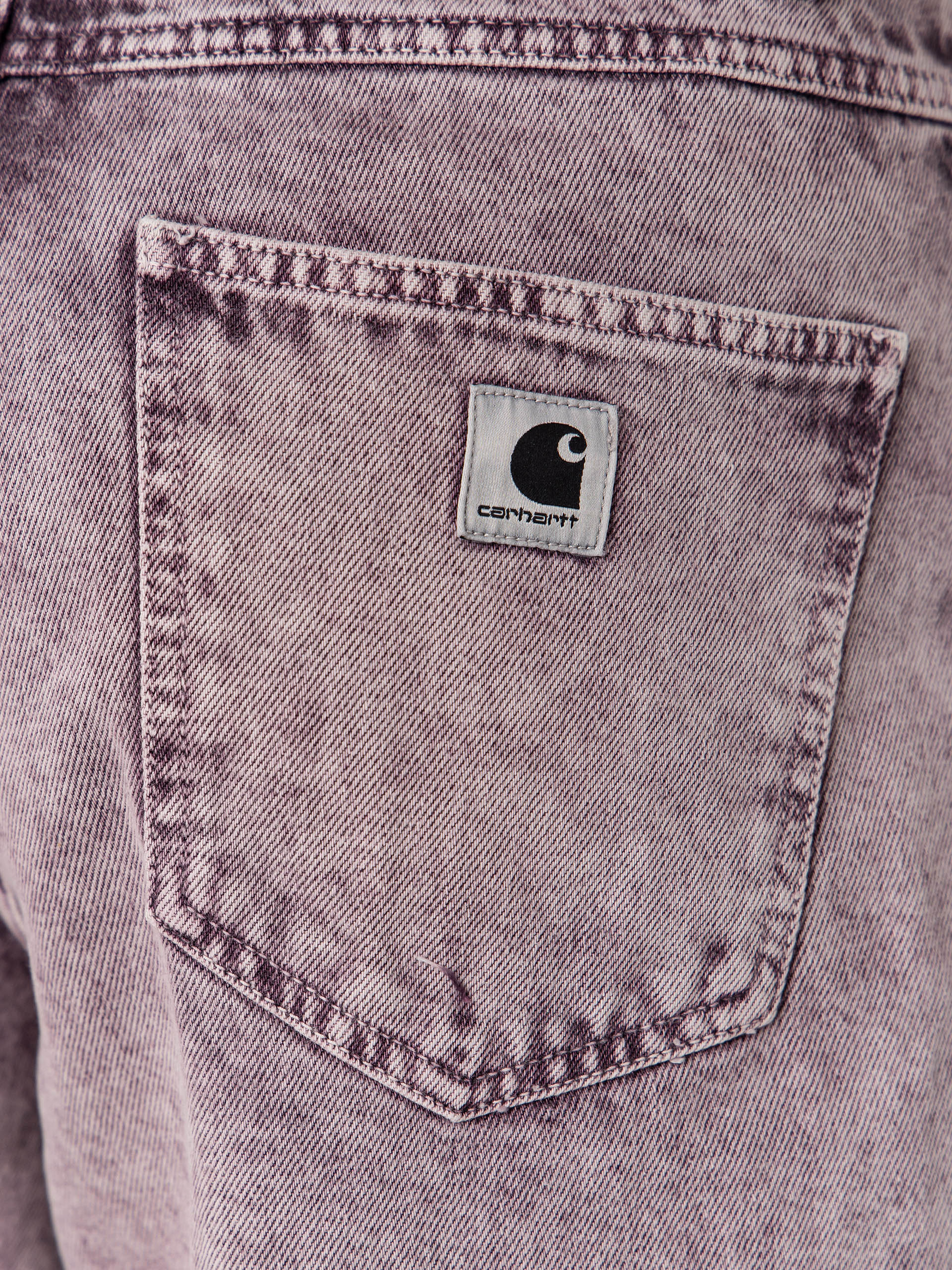 Kraťasy Carhartt WIP Brandon Wmn (cozy purple chalk wash)