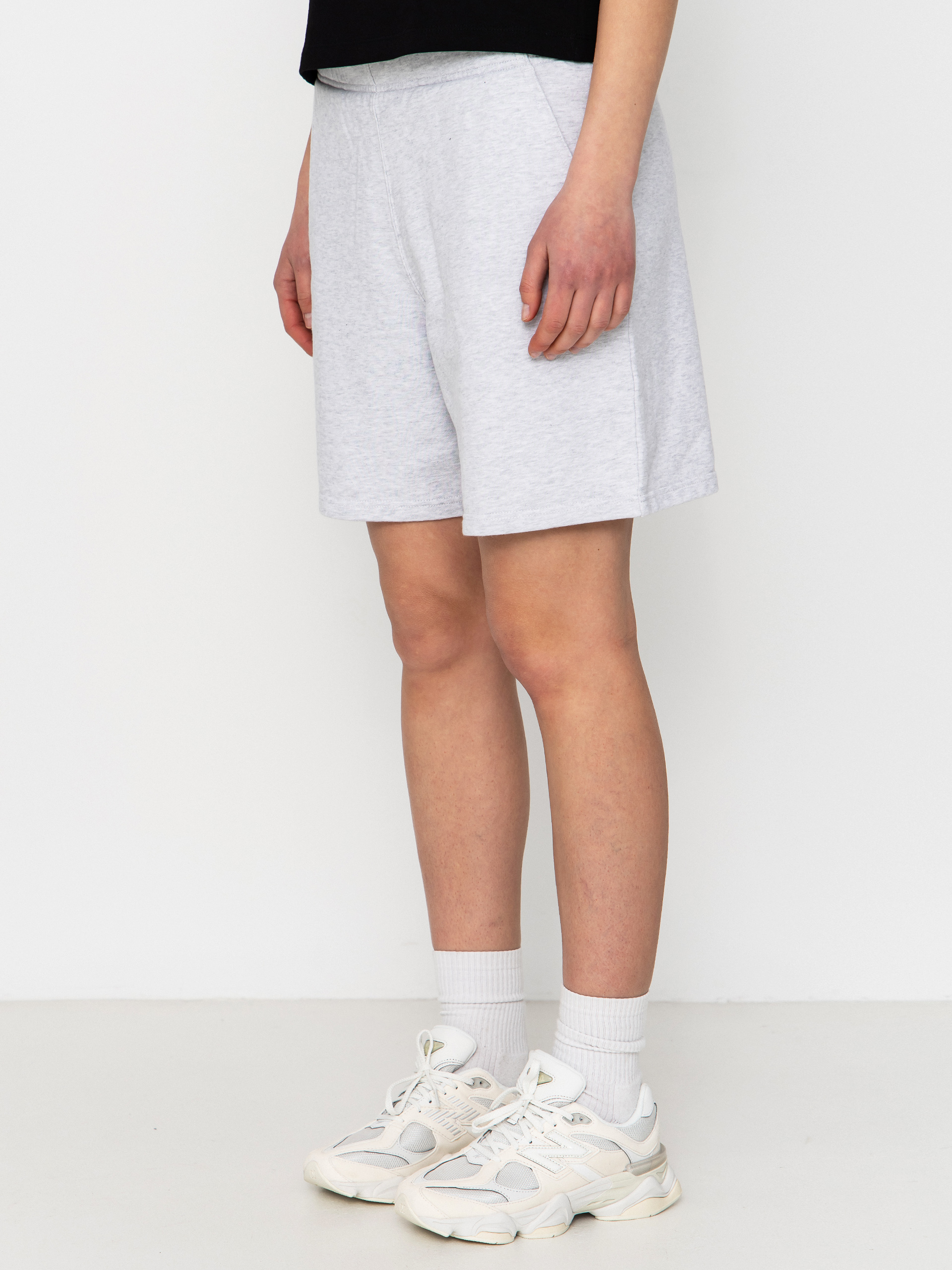 Kraťasy Carhartt WIP Brenta Wmn (ash heather/white)