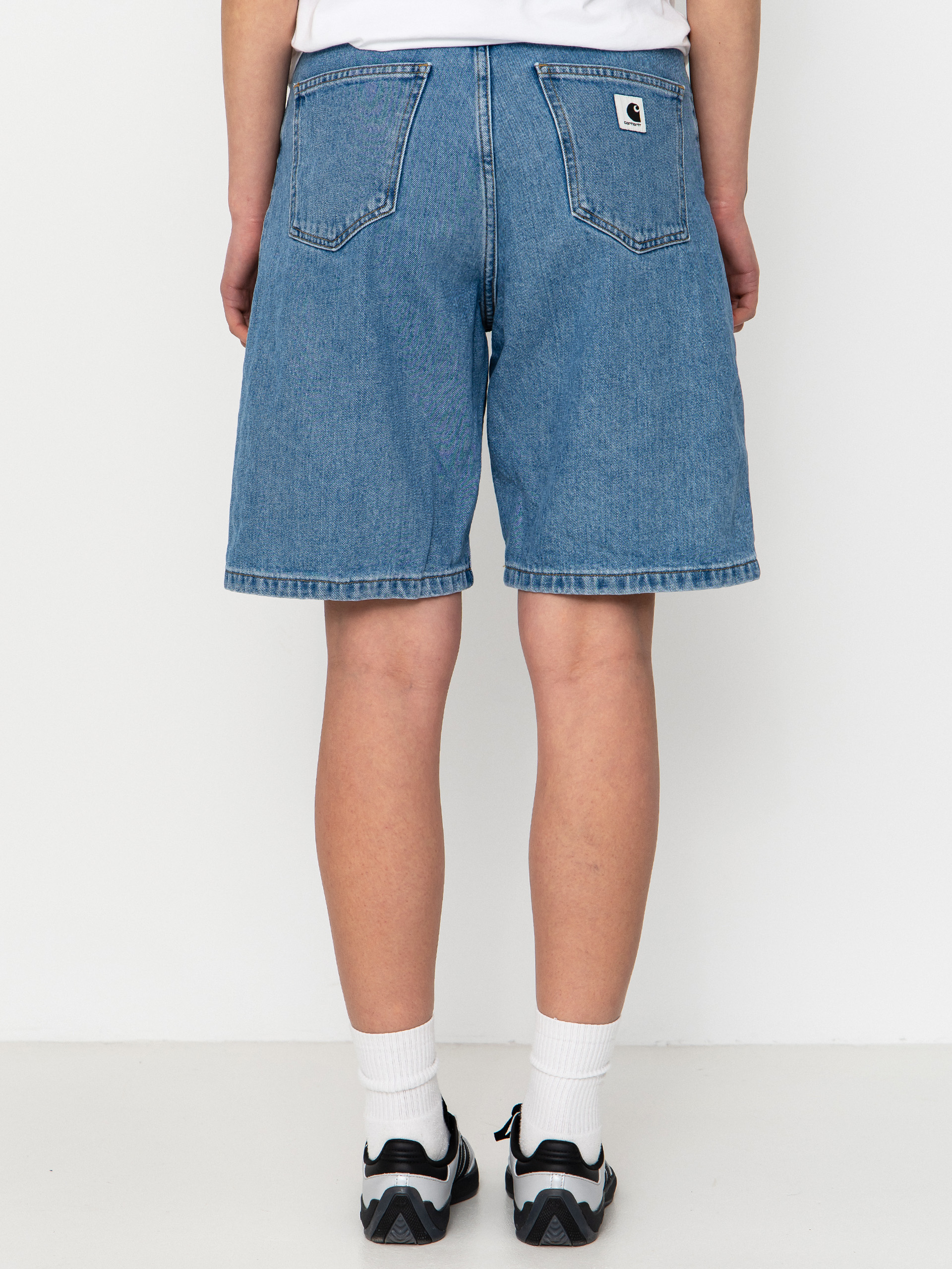 Kraťasy Carhartt WIP Brandon Wmn (blue stone bleached)