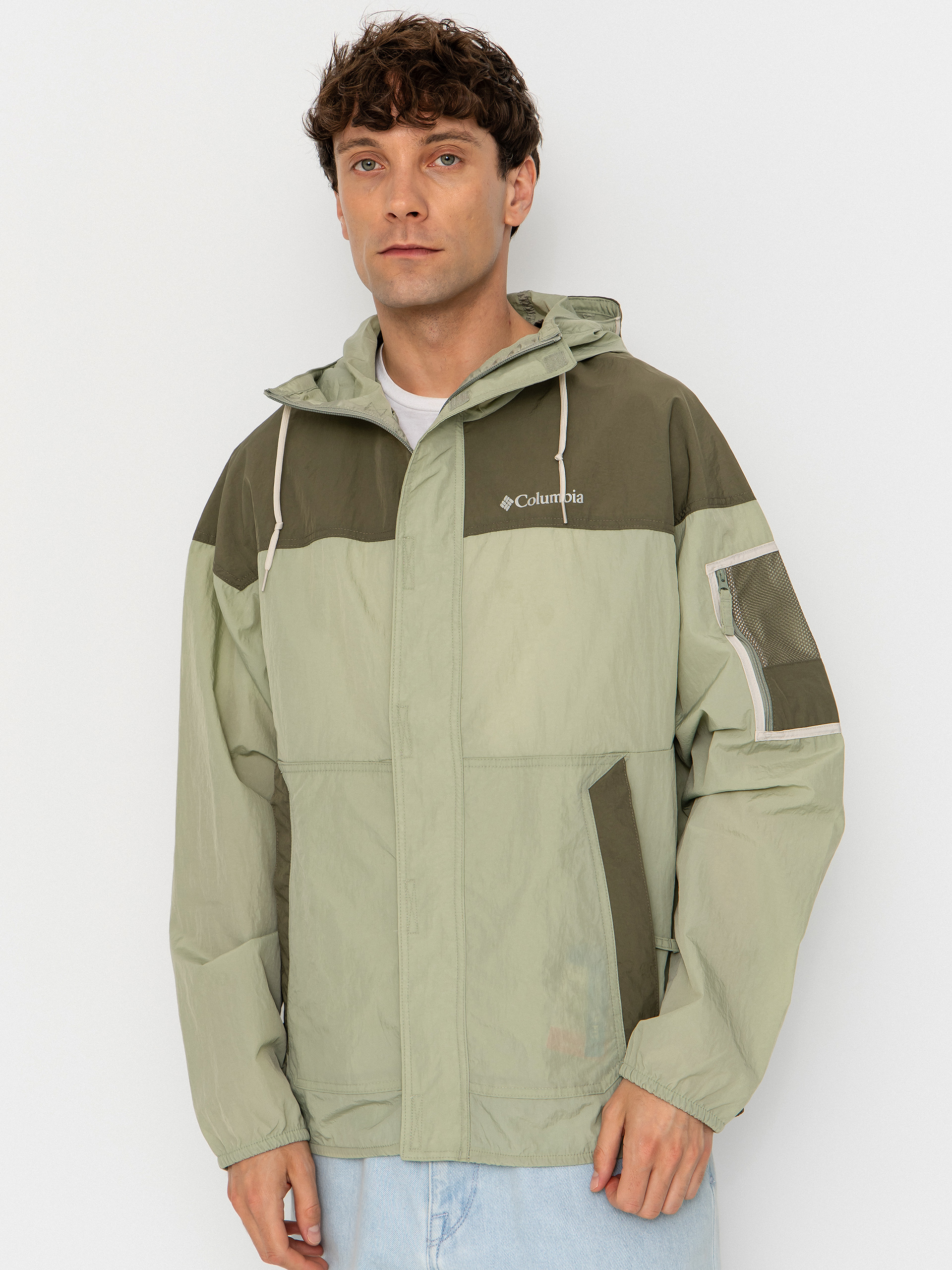 Bunda Columbia Challenger II Windbreaker (safari/stone green)