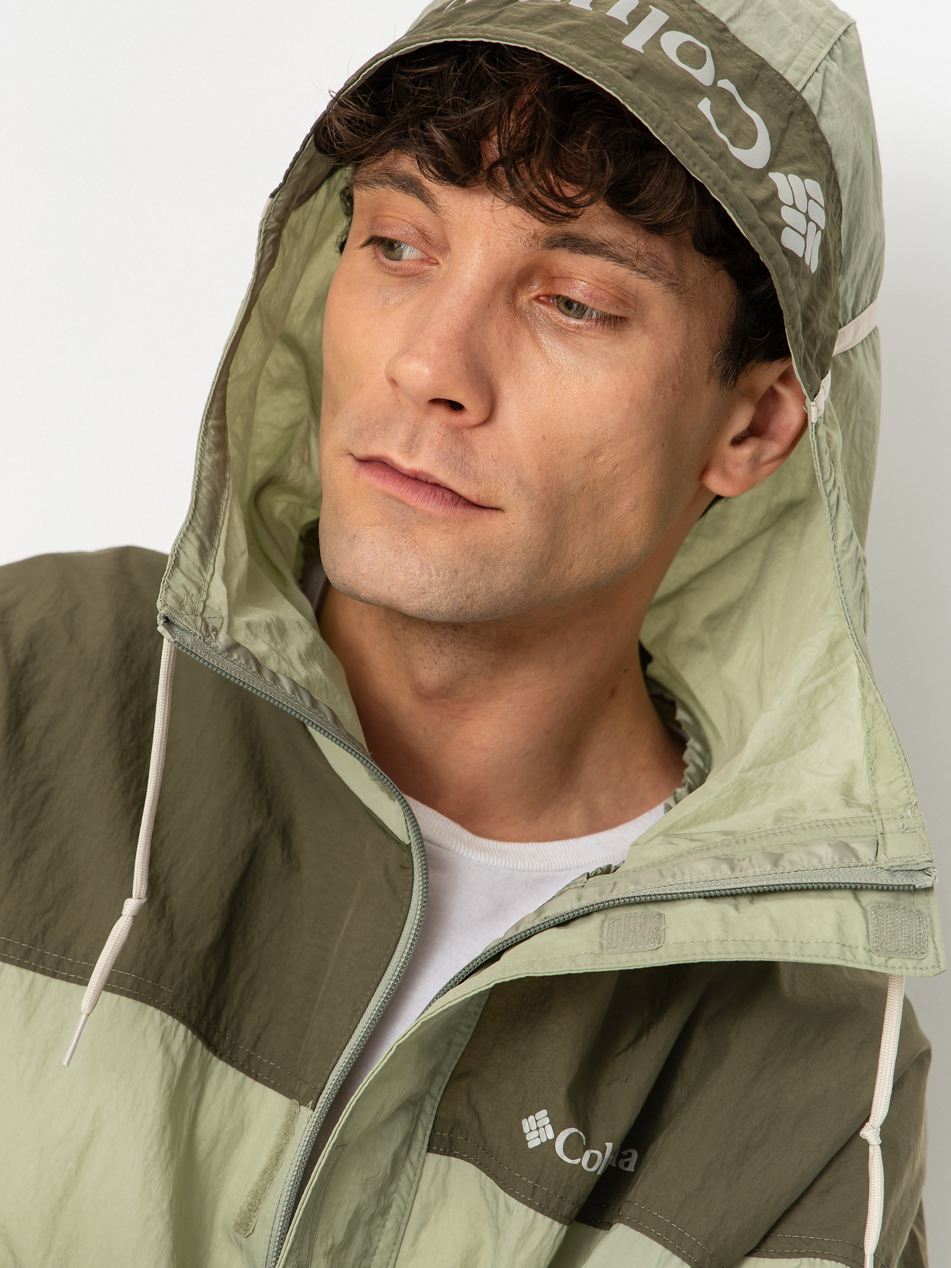 Bunda Columbia Challenger II Windbreaker (safari/stone green)