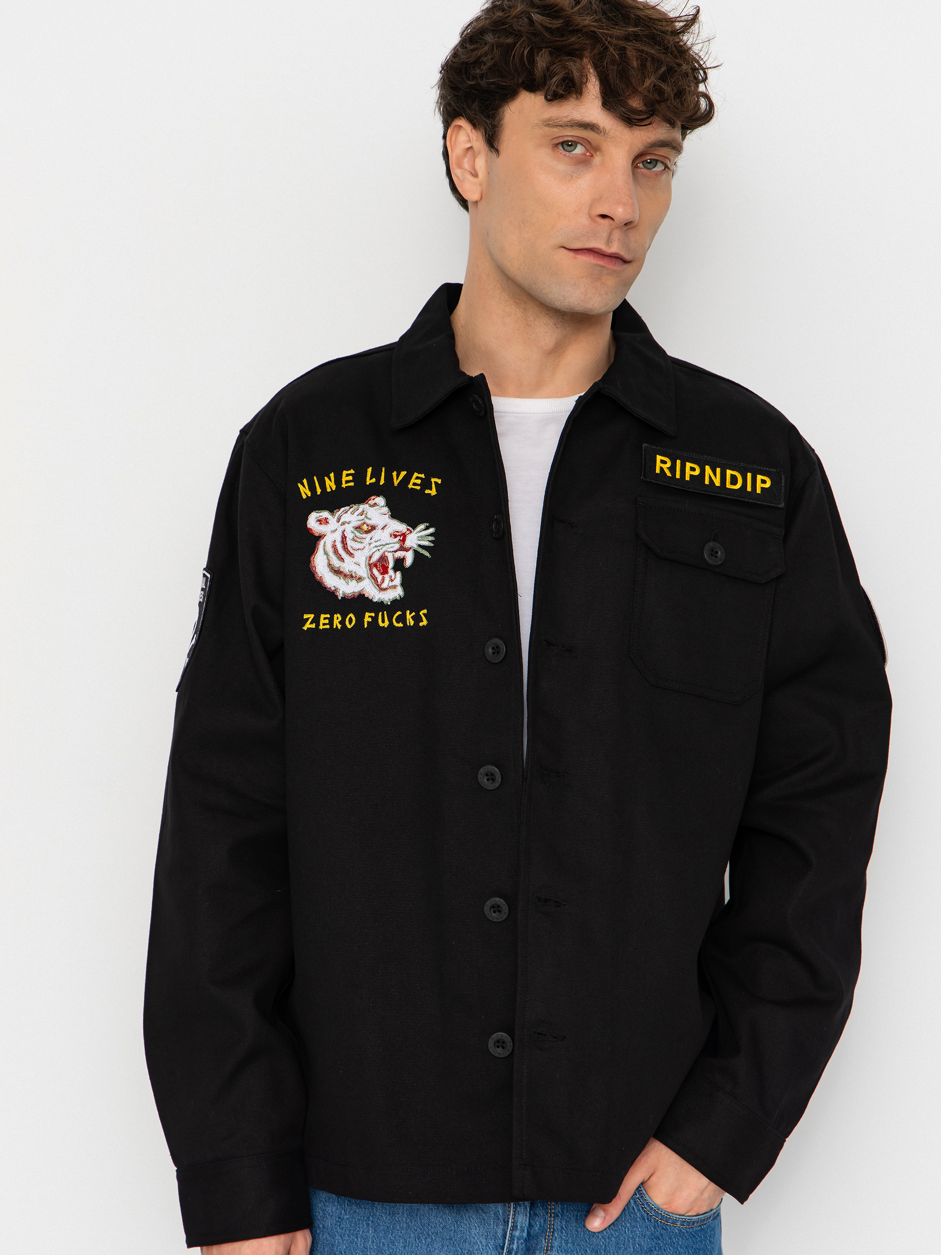 Bunda RipNDip Nine Militarty (black)