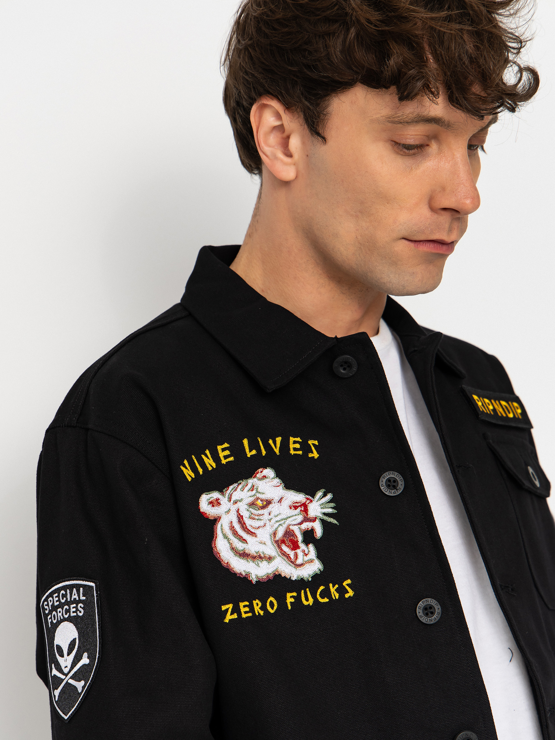 Bunda RipNDip Nine Militarty (black)