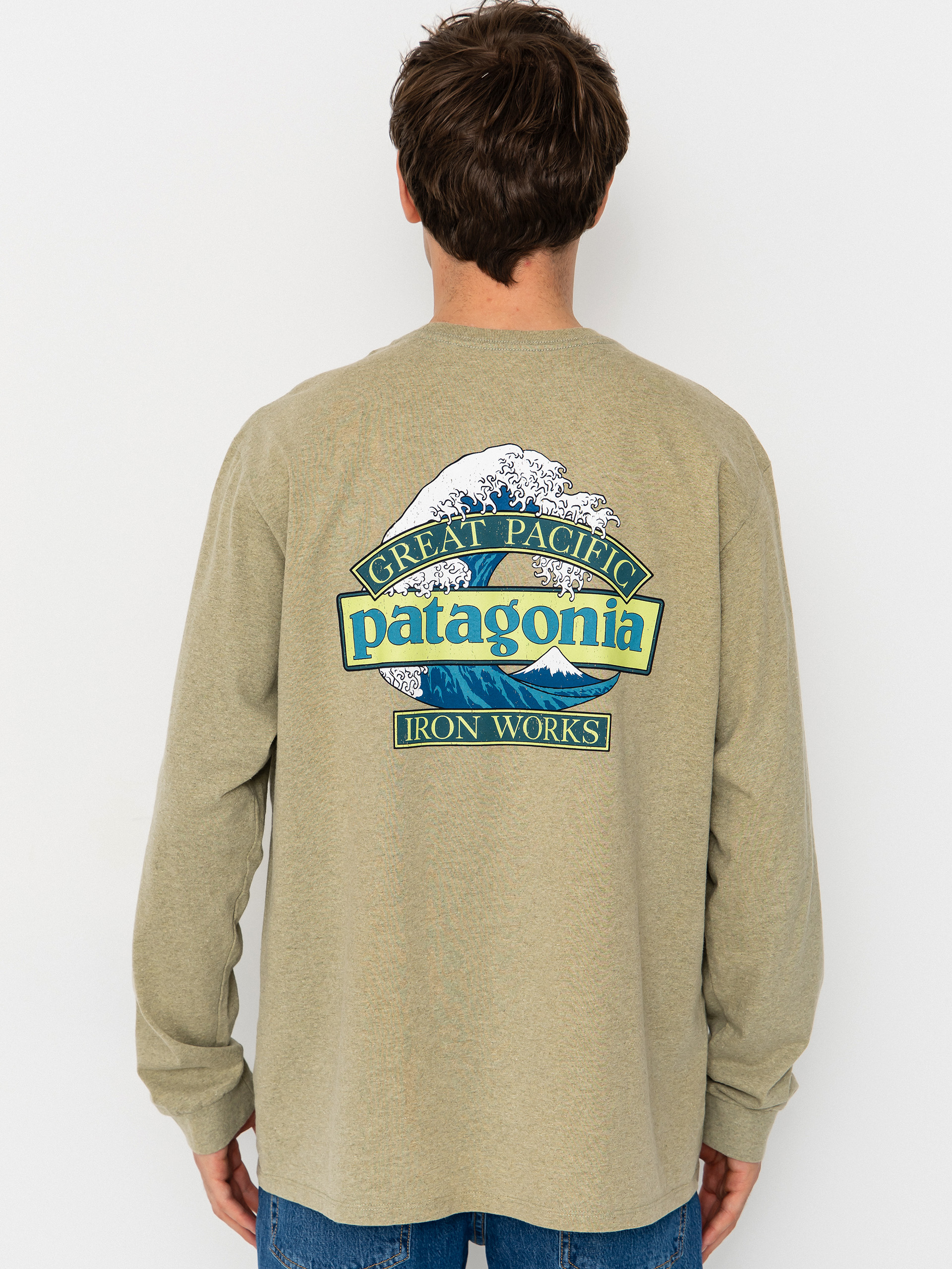 Triko Patagonia Great Waves (gumtree green)