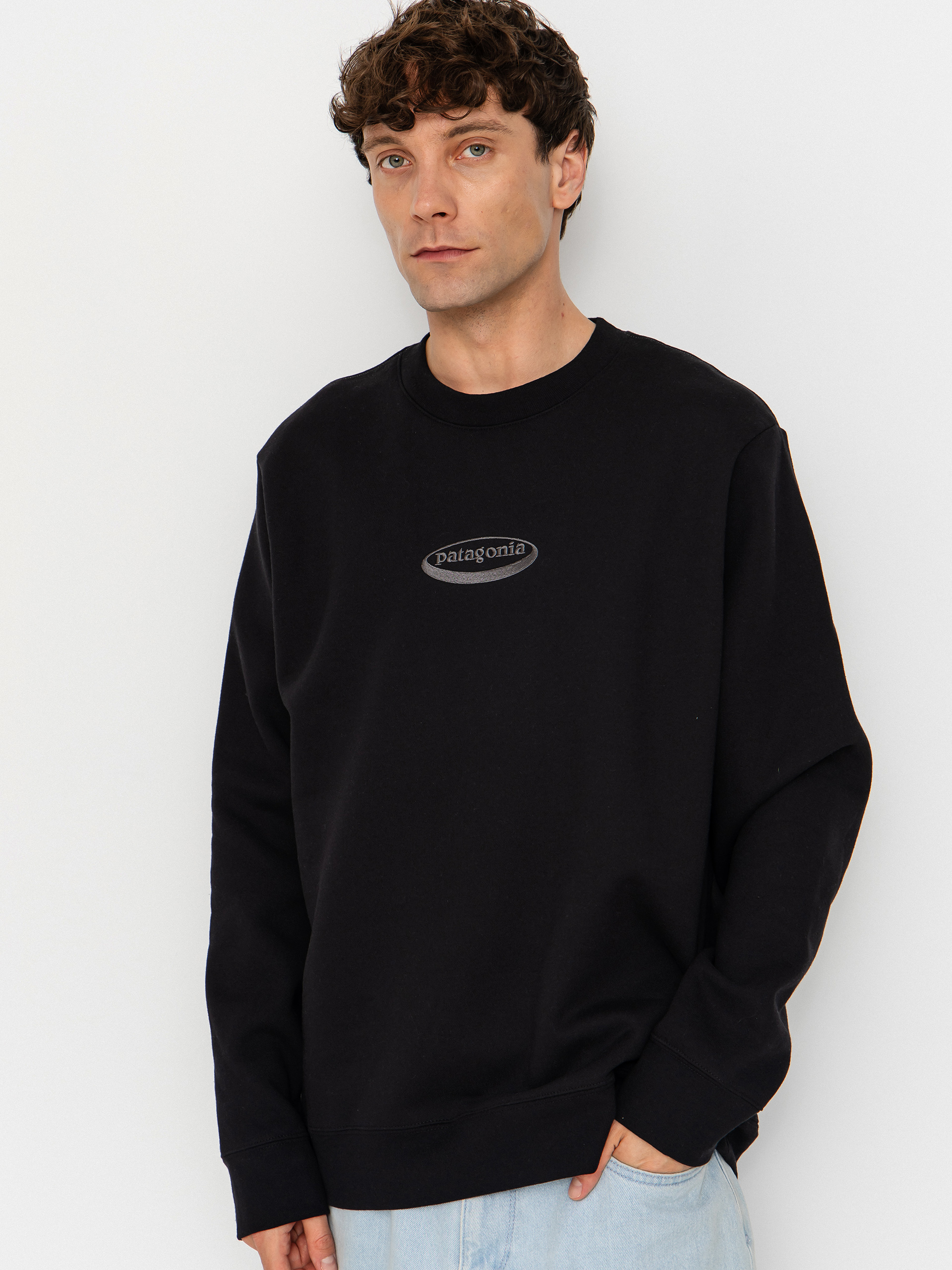 Mikina Patagonia 95 Oval Logo Uprisal (black)