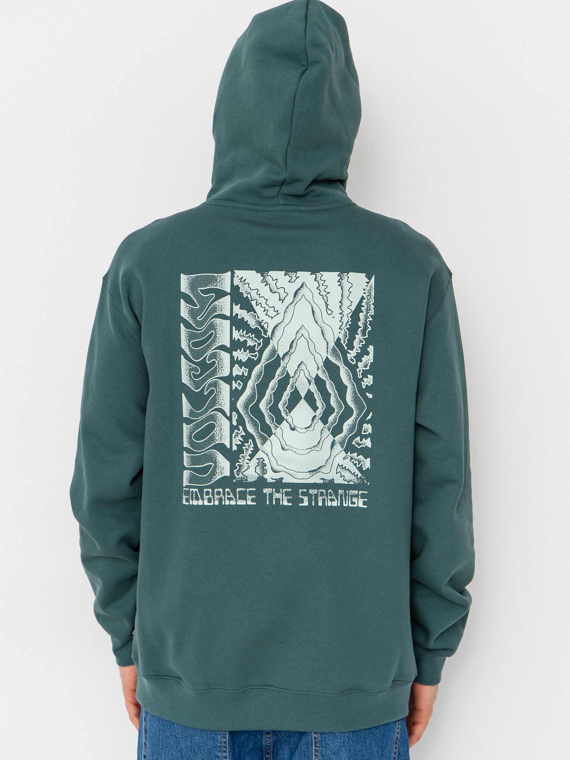 Mikina s kapucí Volcom Watanite HD (rifle green)