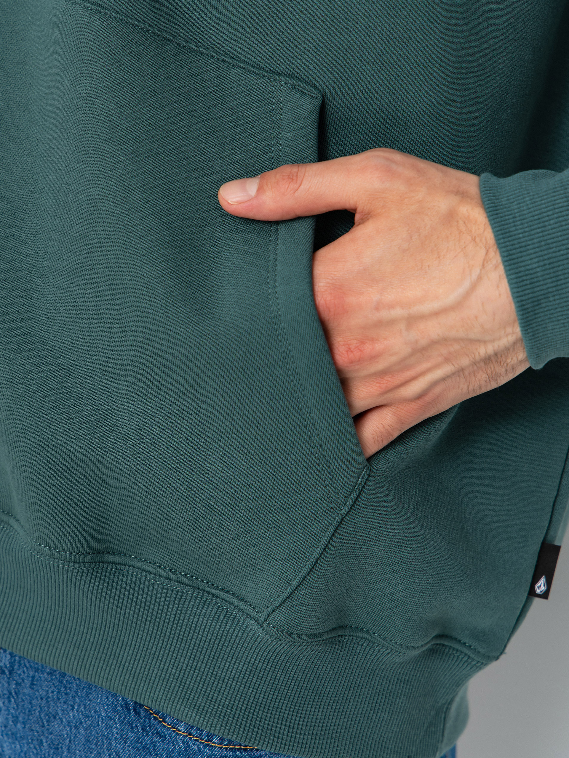 Mikina s kapucí Volcom Watanite HD (rifle green)