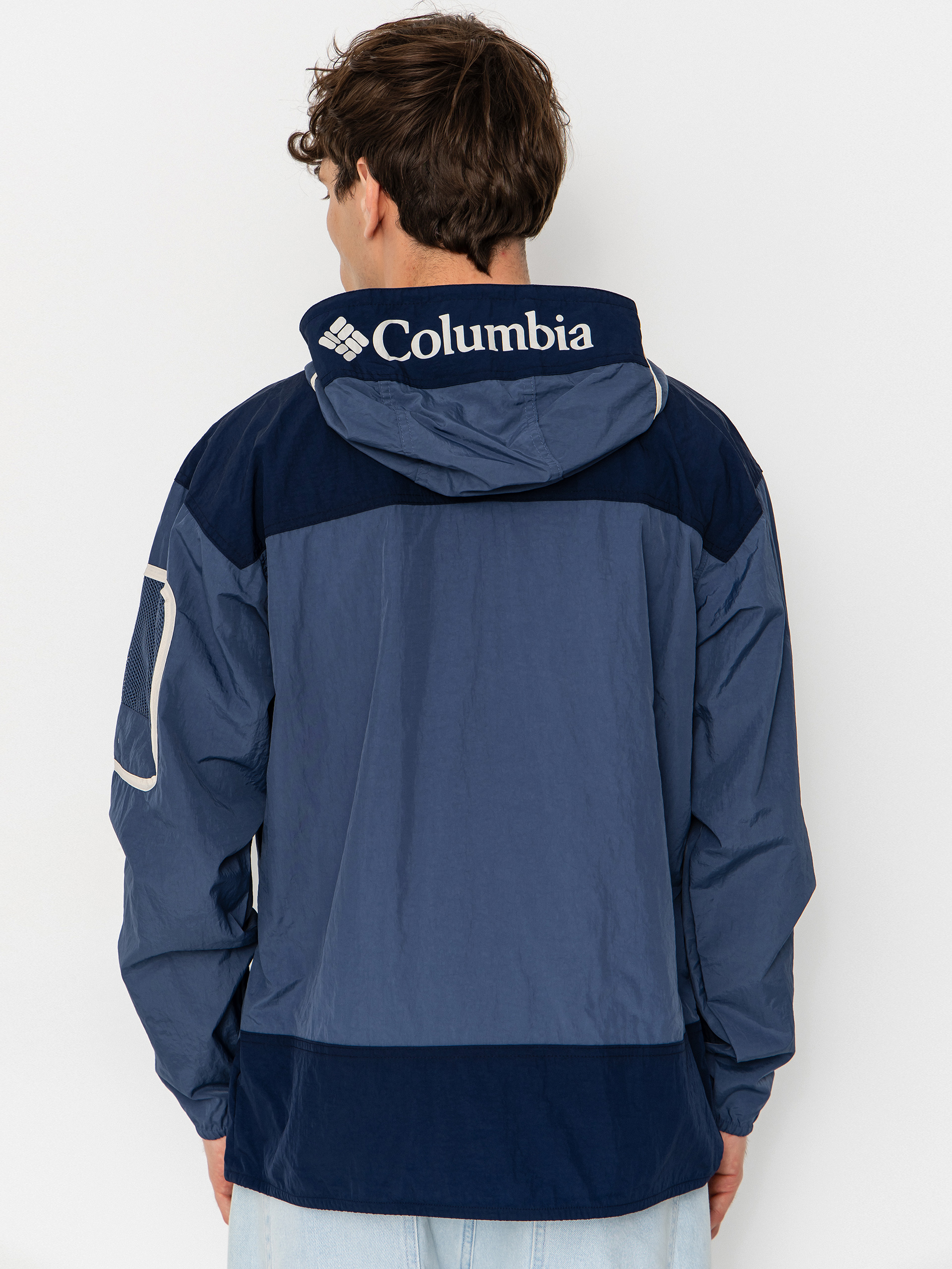 Bunda Columbia Challenger Windbreaker Anorak (dark mountain/collegiate navy)