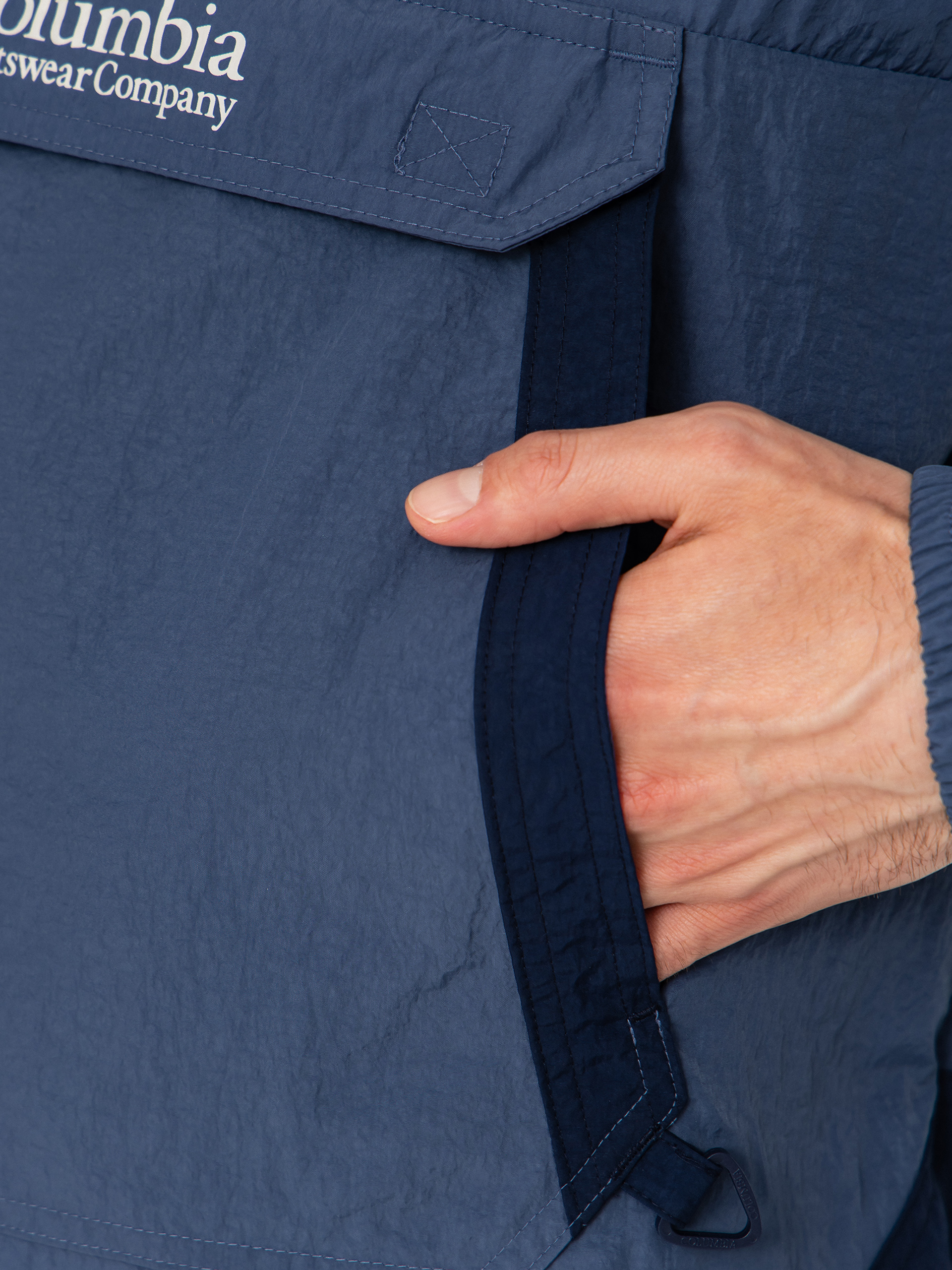 Bunda Columbia Challenger Windbreaker Anorak (dark mountain/collegiate navy)
