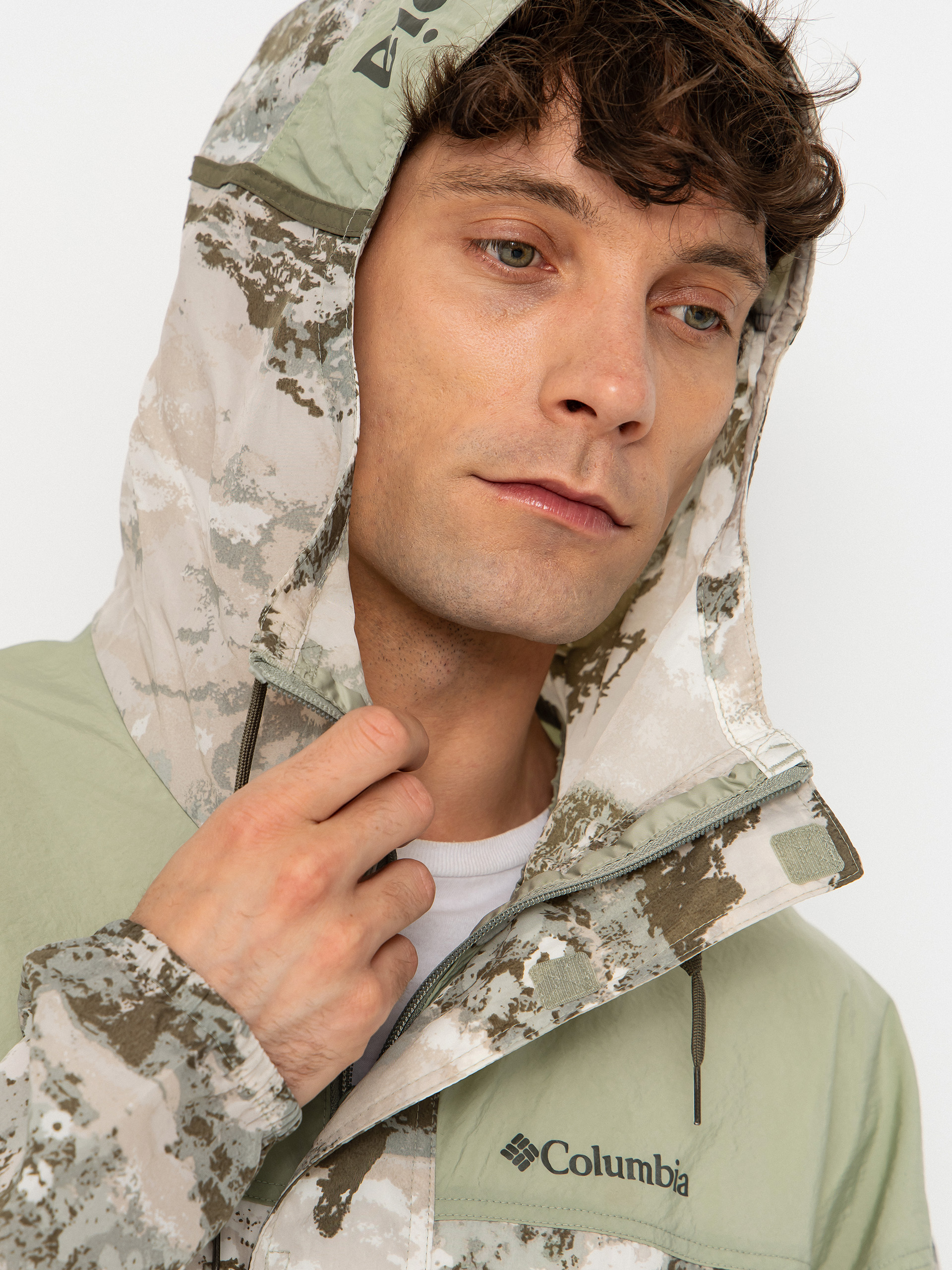 Bunda Columbia Challenger II Novelty Windbreaker (safari fieldaze/safari)
