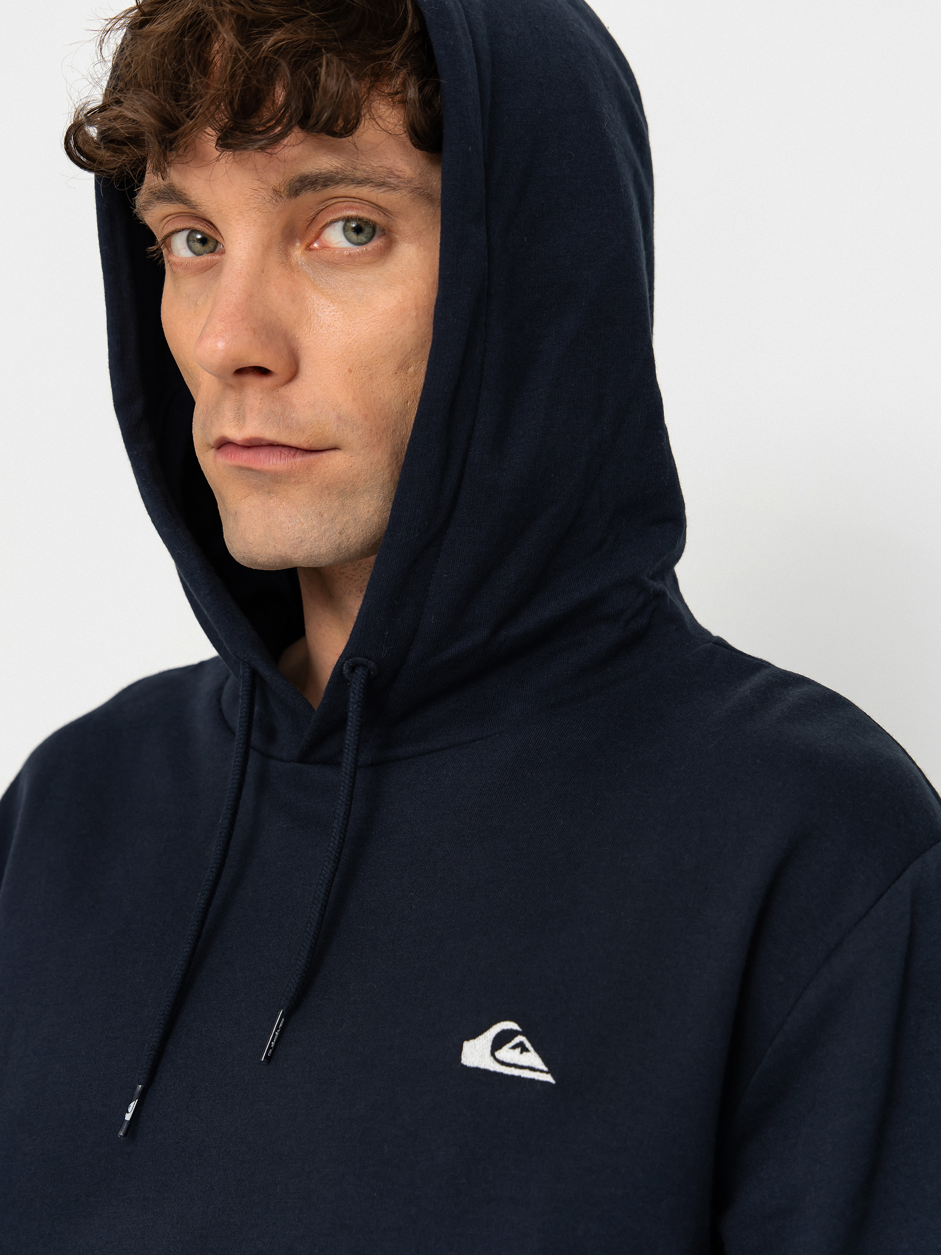Mikina s kapucí Quiksilver Basic HD (dark navy)