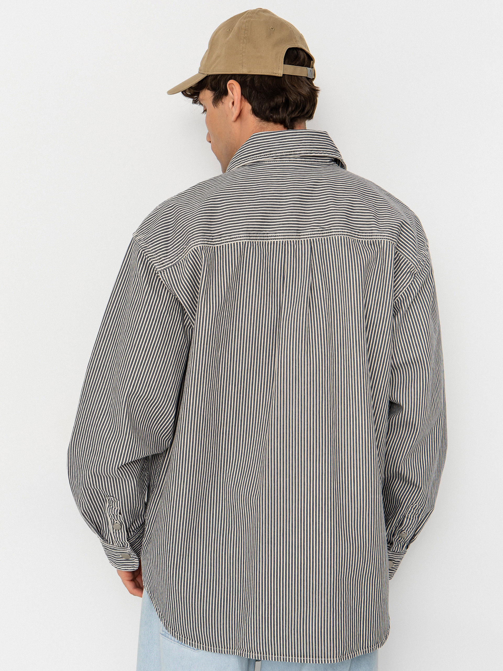 Bunda Carhartt WIP Mercer (mercer stripe/graphite/wax)