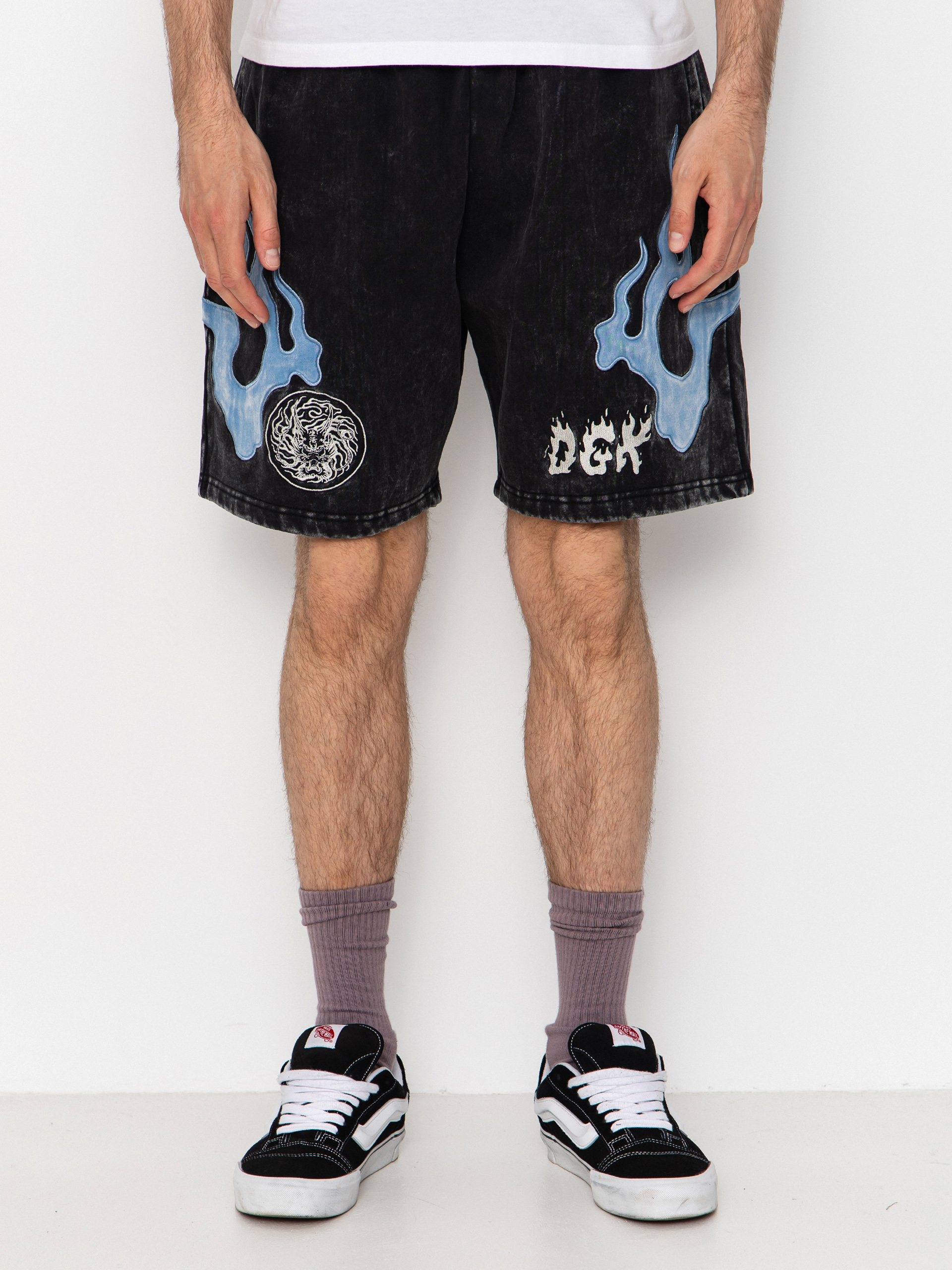 Kraťasy DGK Storm (washed black)