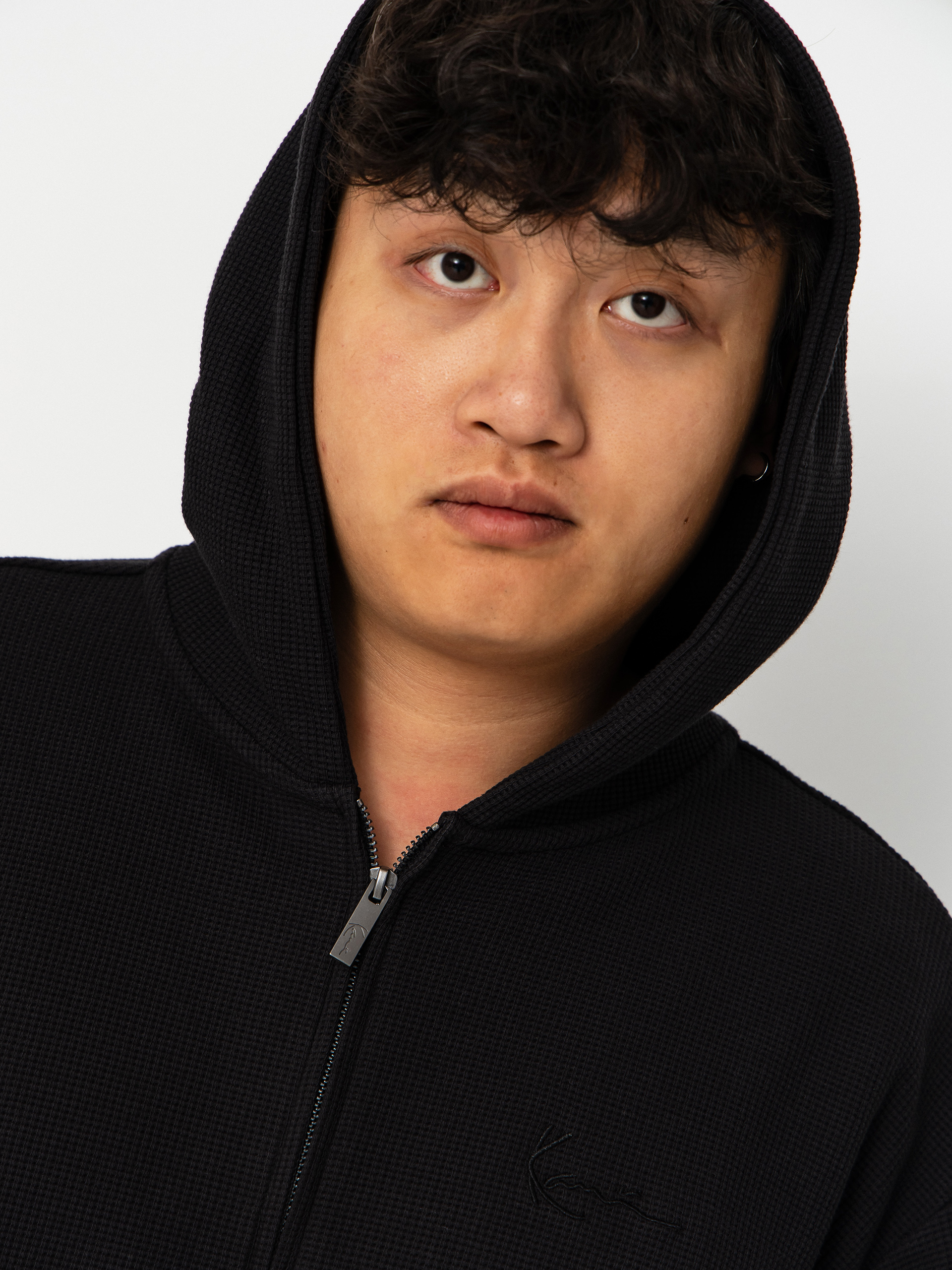 Mikina s kapucí Karl Kani Signature Oversized ZHD (black)