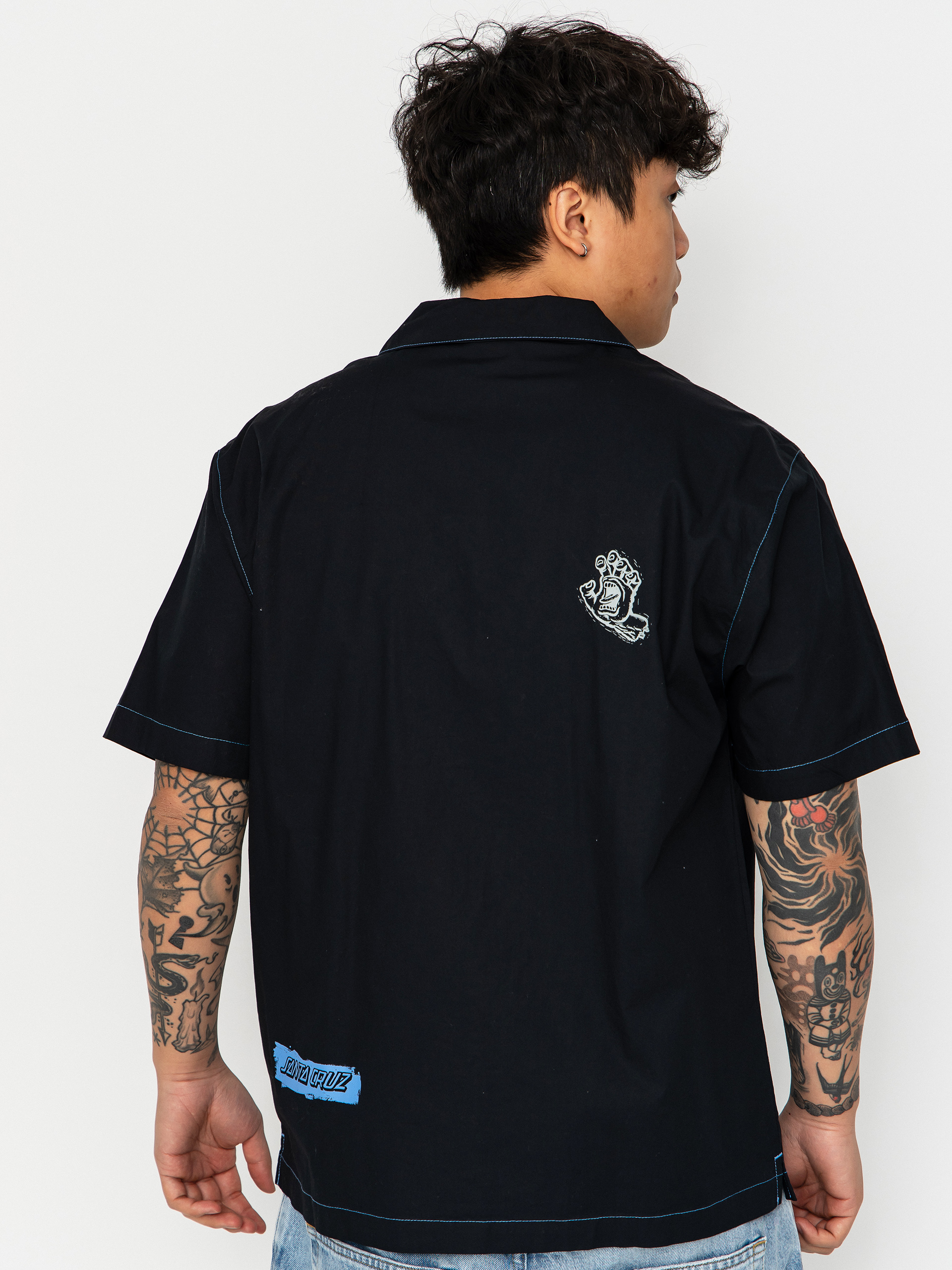 Košile Santa Cruz Stamped (black)