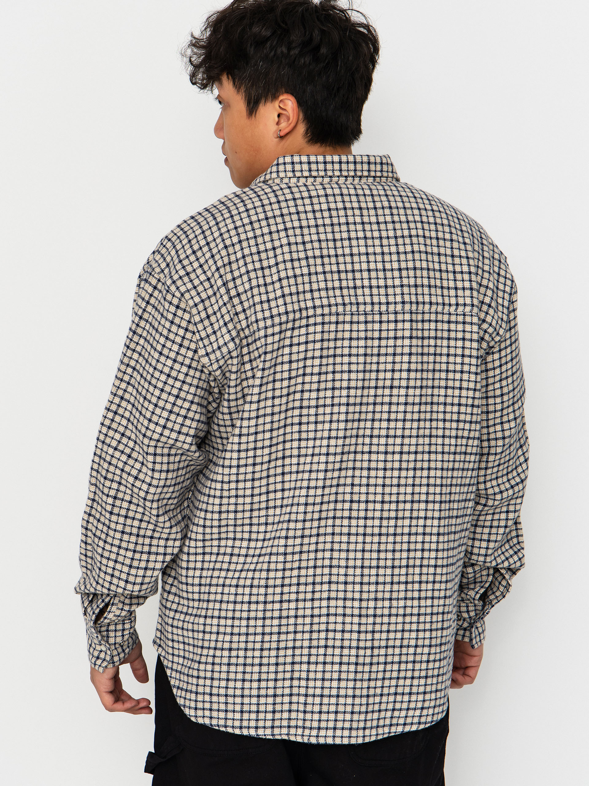 Košile Beyond Medals Checkered (beige)
