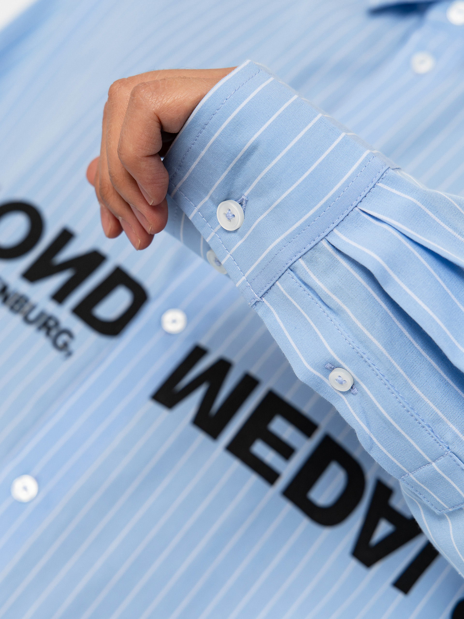 Košile Beyond Medals Button Up (l.blue)