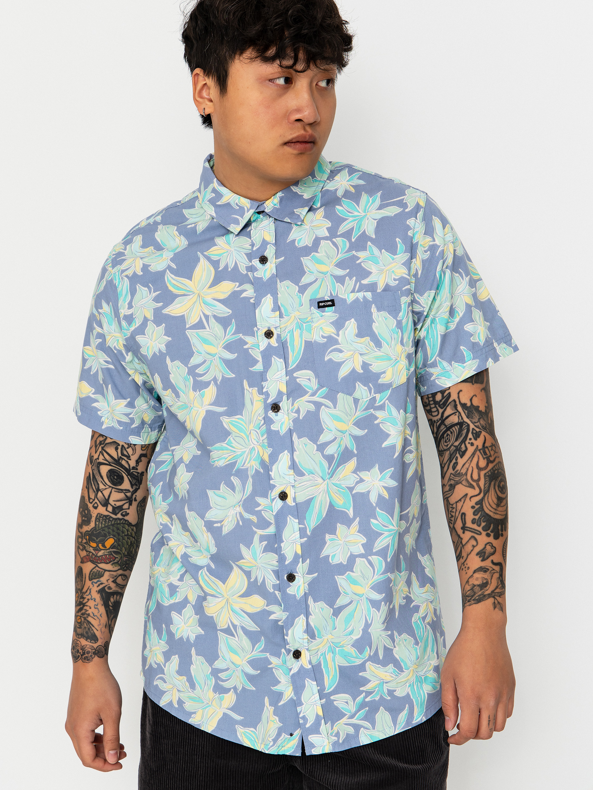 Košile Rip Curl Sessions (faded denim)