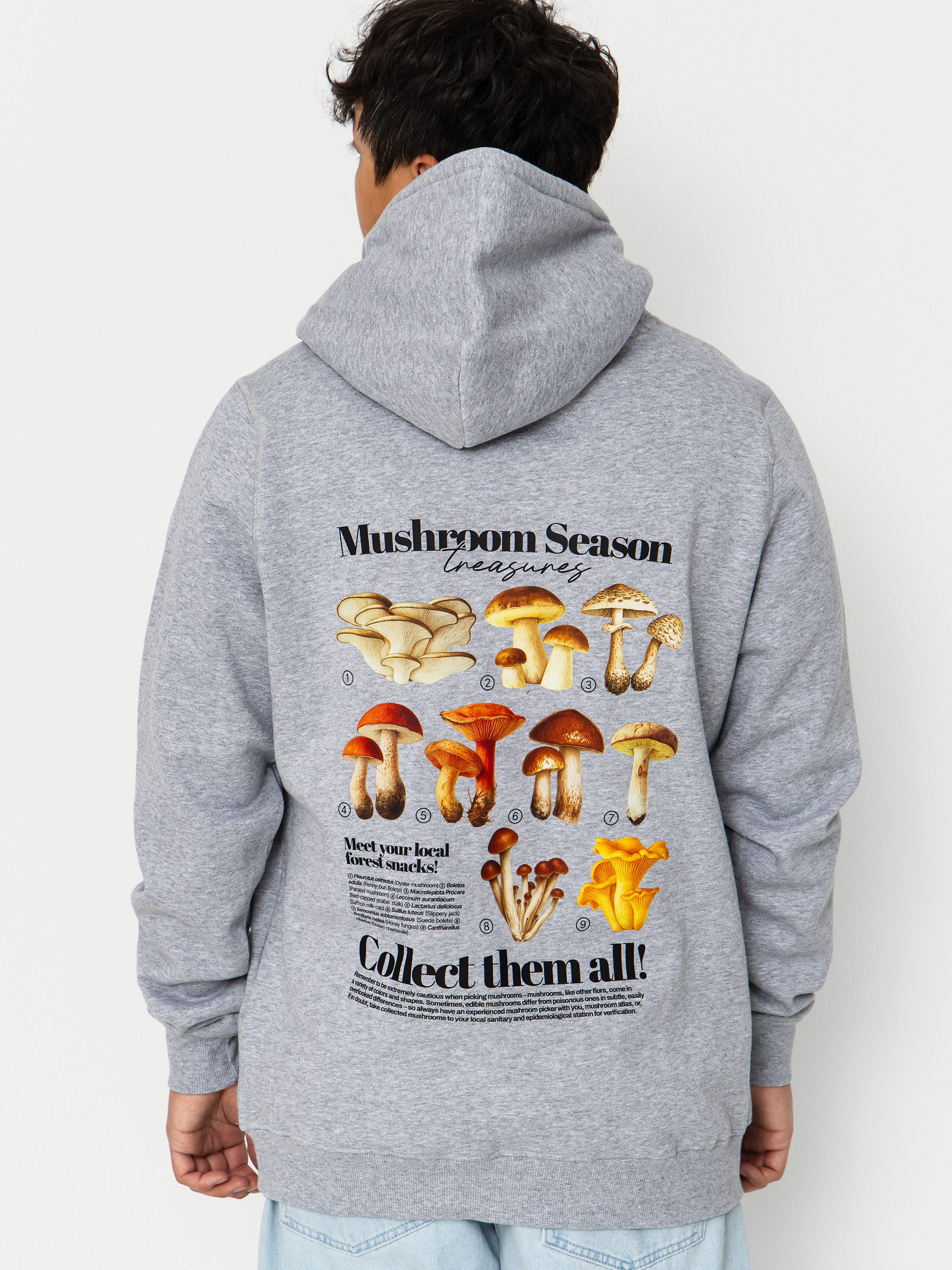 Mikina s kapucí Palto Mushroom Hunter HD (grey)