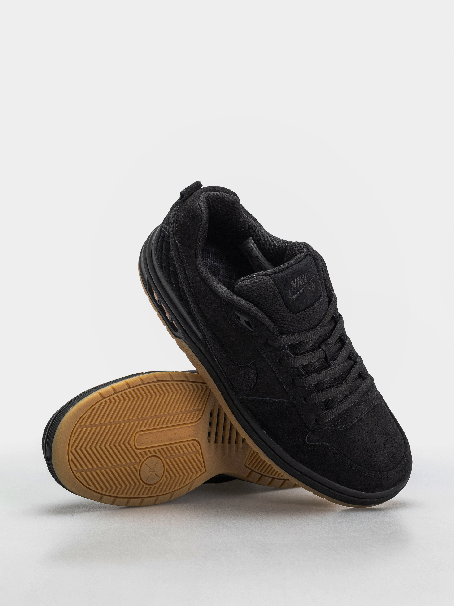 Boty Nike SB Paul Rodriguez Zoom Air Low (black/black/black/gum light brown)