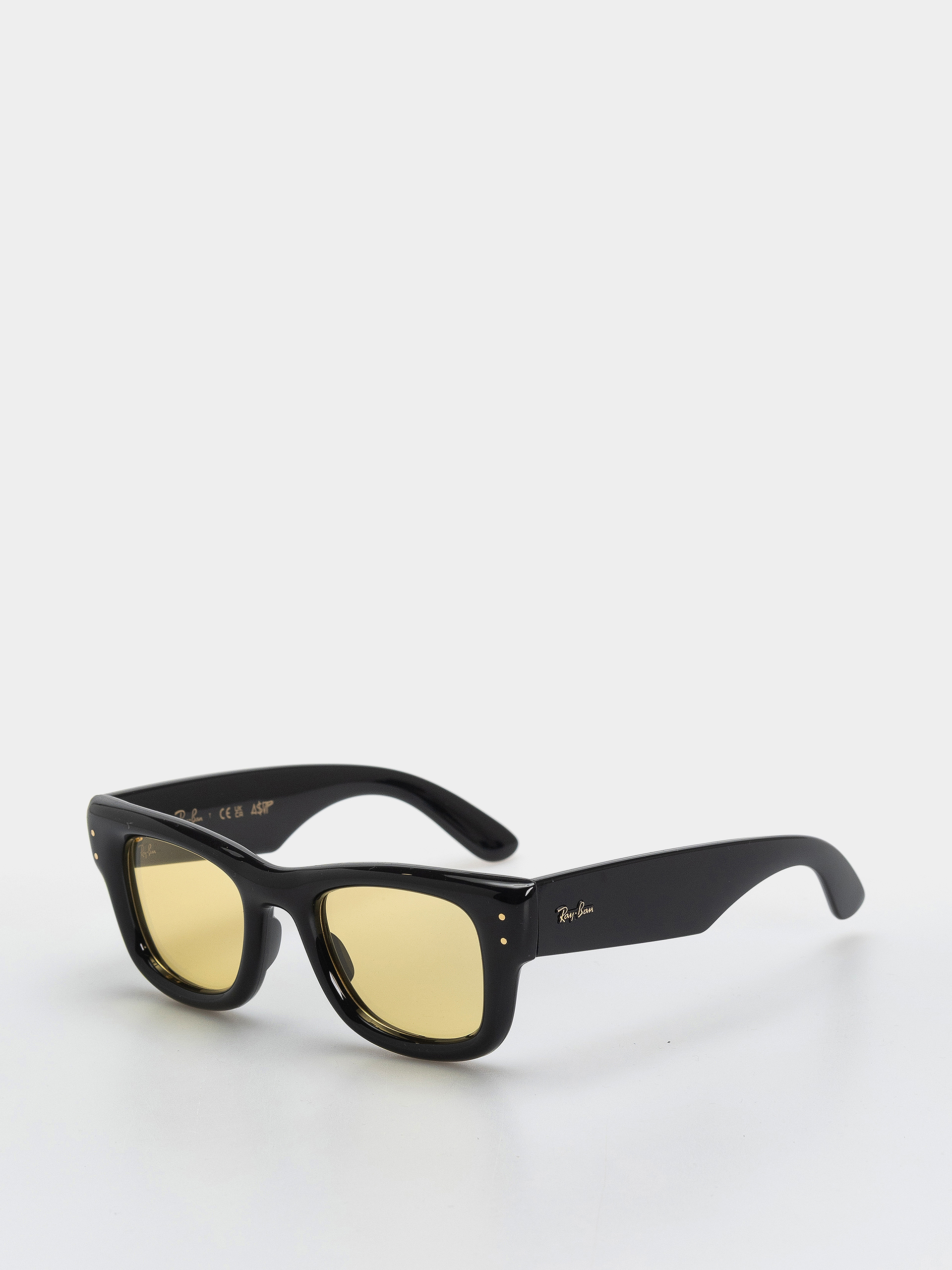 Sluneční brýle Ray-Ban Wayfarer Puffer (polerowany czarny/żółty)