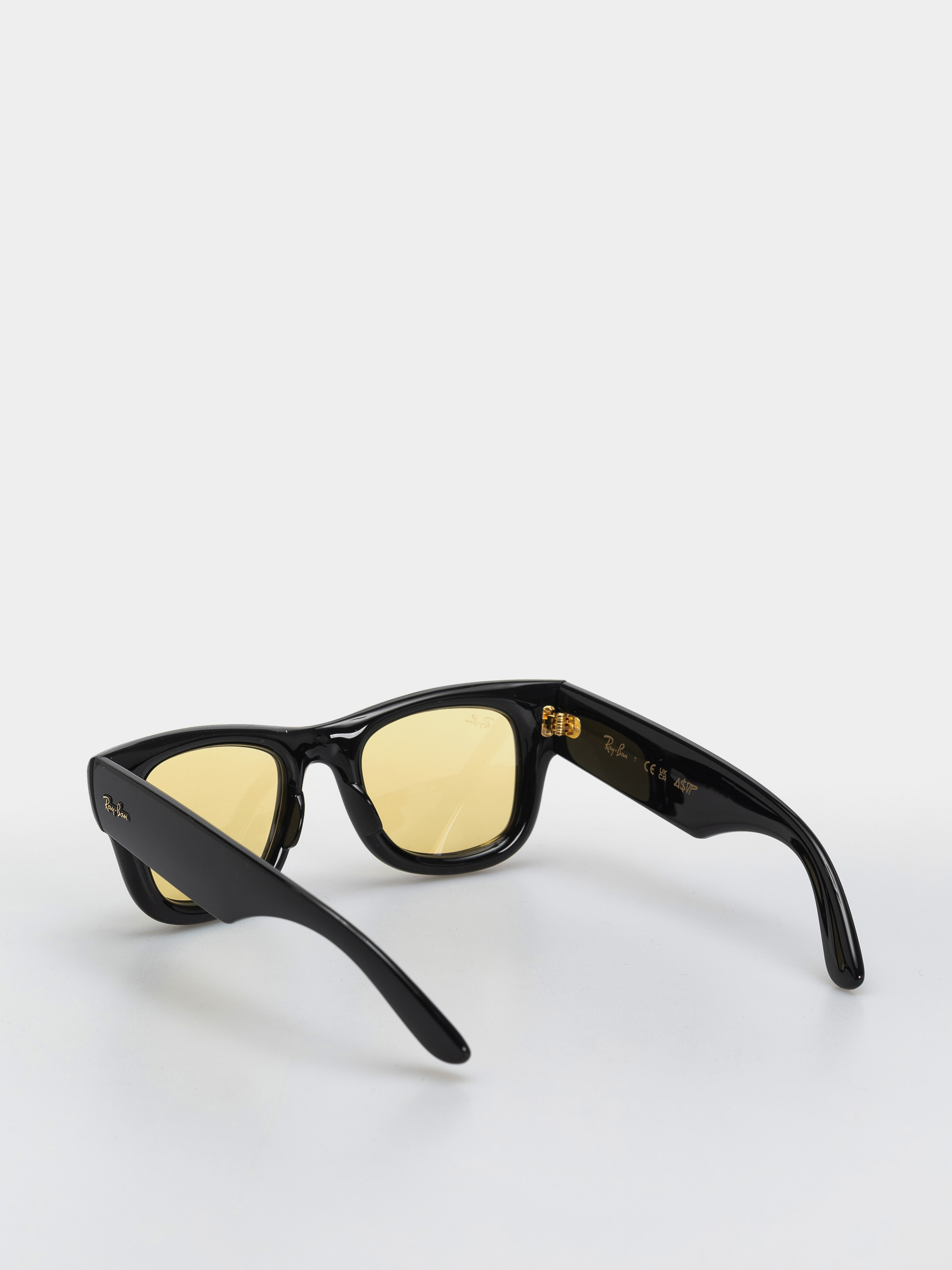 Sluneční brýle Ray-Ban Wayfarer Puffer (polerowany czarny/żółty)