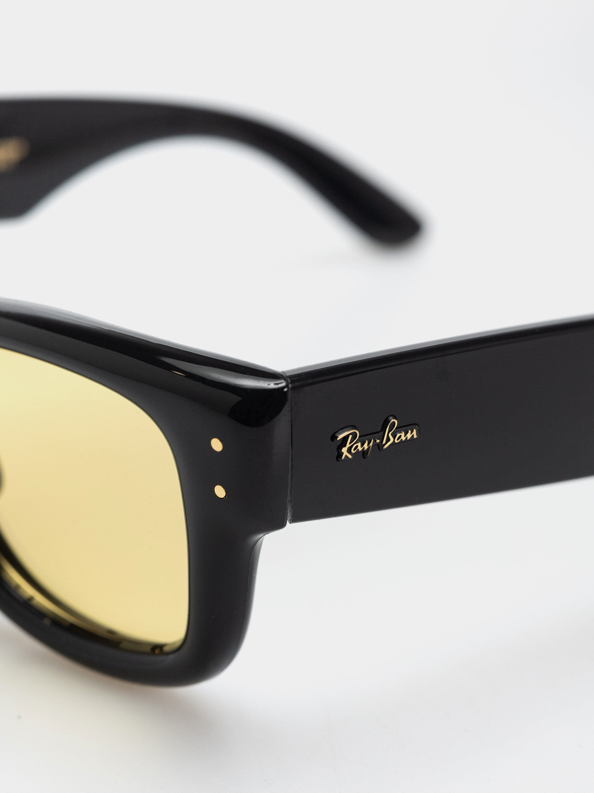 Sluneční brýle Ray-Ban Wayfarer Puffer (polerowany czarny/żółty)