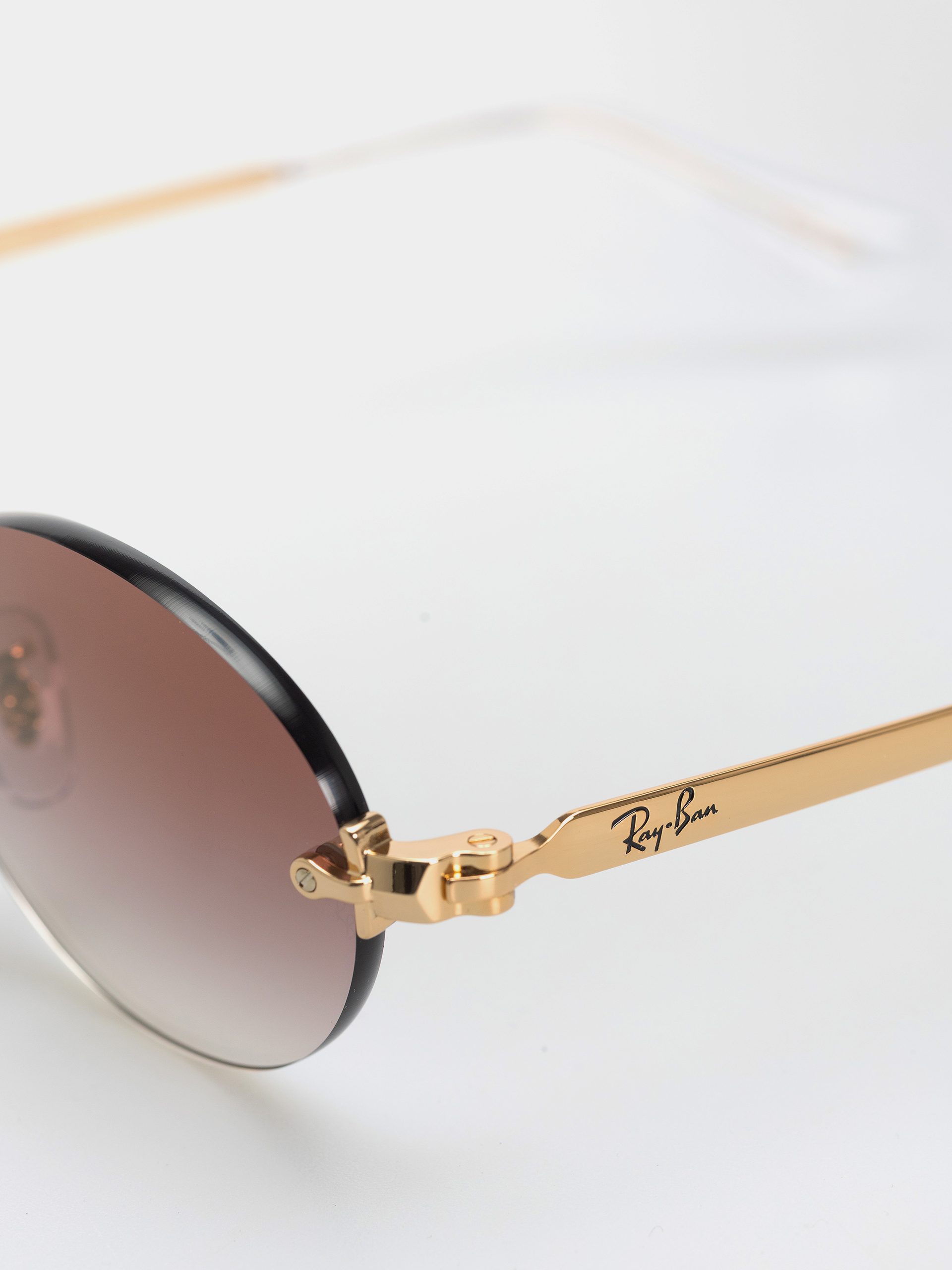 Sluneční brýle Ray-Ban Rb3929 By A$Ap Rocky (polerowany złoto arista/przezroczysty ciemnopurpurowy gradalny)