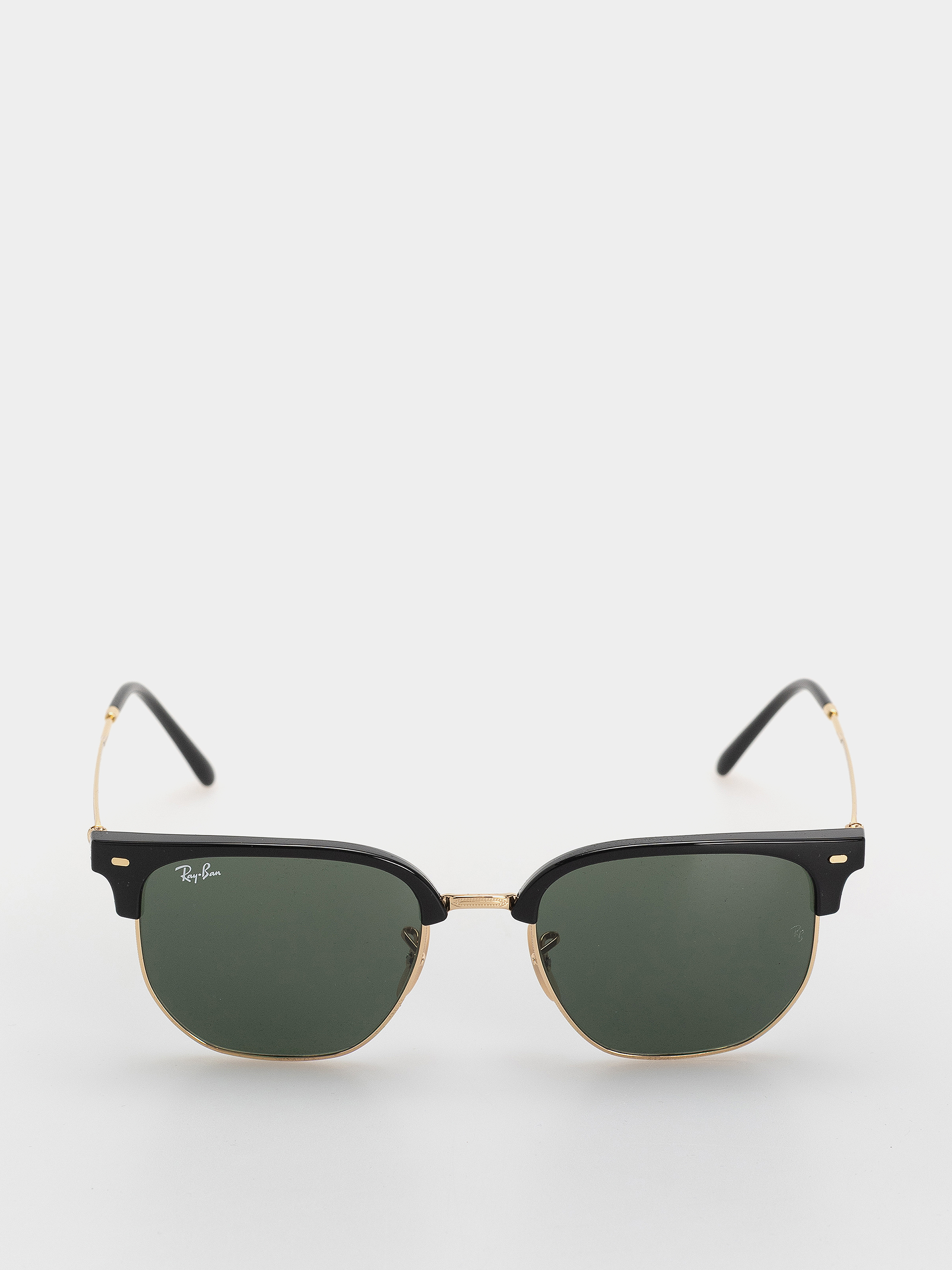 Sluneční brýle Ray-Ban New Clubmaster (polerowany czarno-złote/zielony)