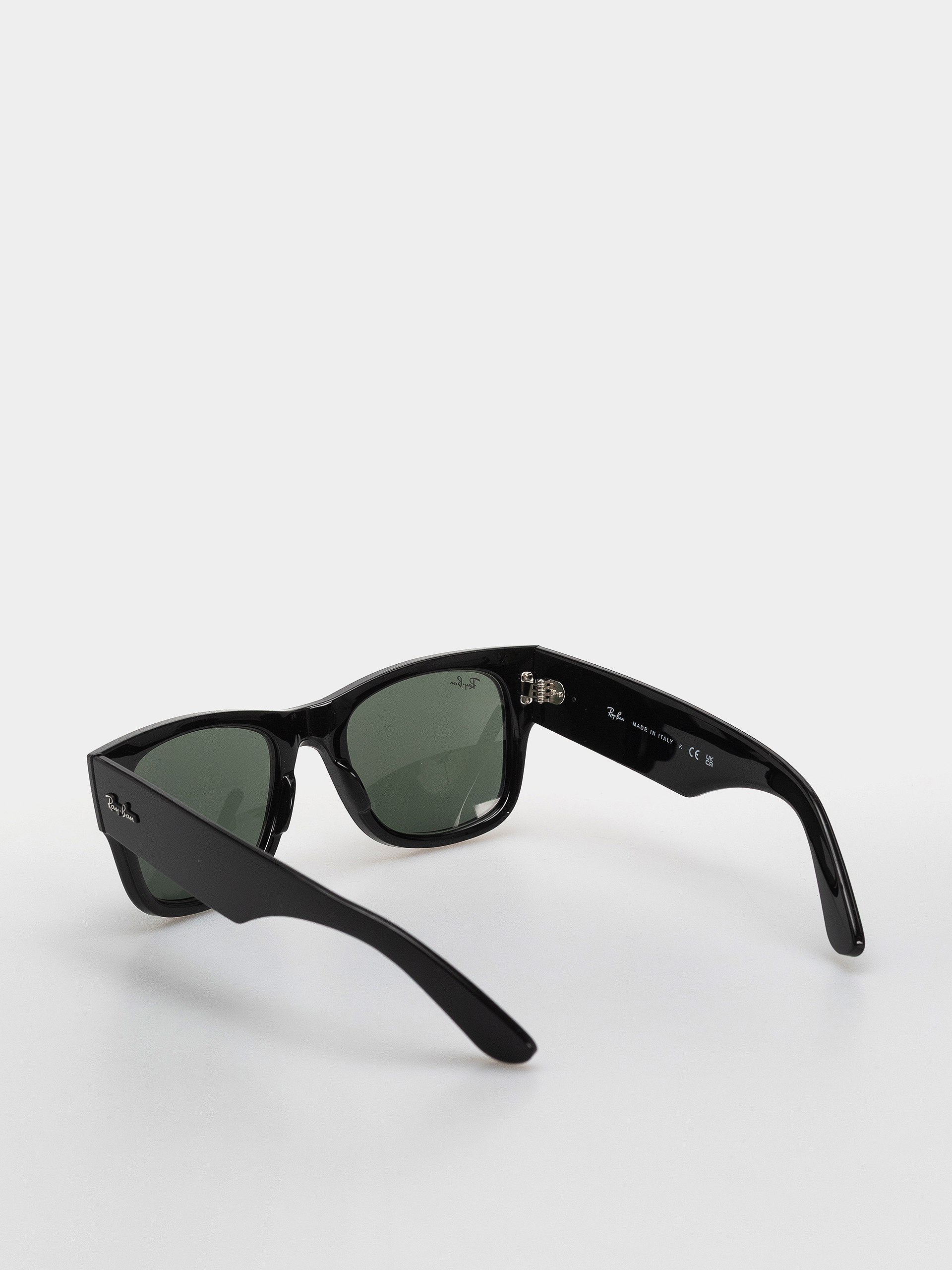 Sluneční brýle Ray-Ban Mega Wayfarer (polerowany czarny/zielony)