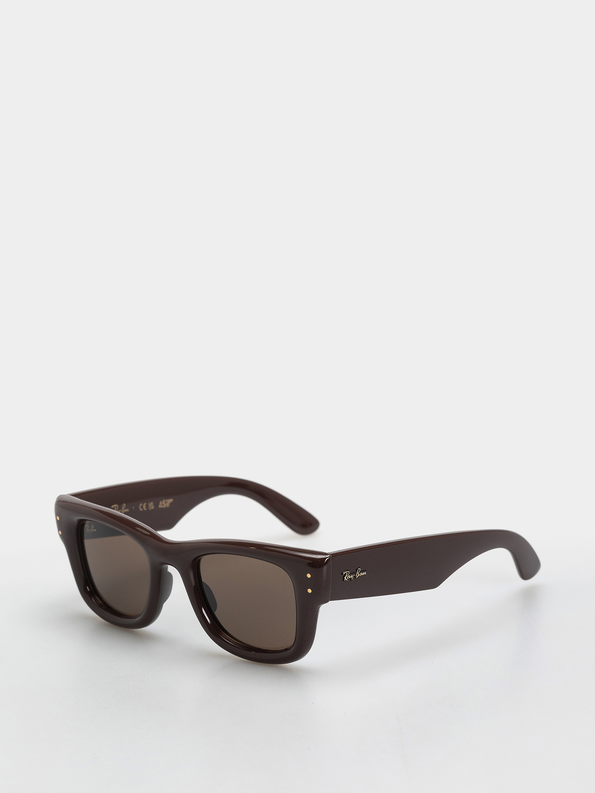 Sluneu010dnu00ed bru00fdle Ray-Ban Wayfarer Puffer (polerowany ciemnobru0105zowy/ciemnobru0105zowy)