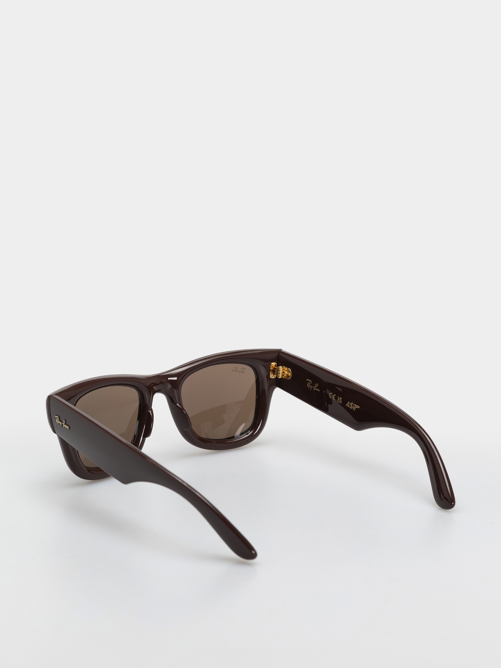 Sluneční brýle Ray-Ban Wayfarer Puffer (polerowany ciemnobrązowy/ciemnobrązowy)