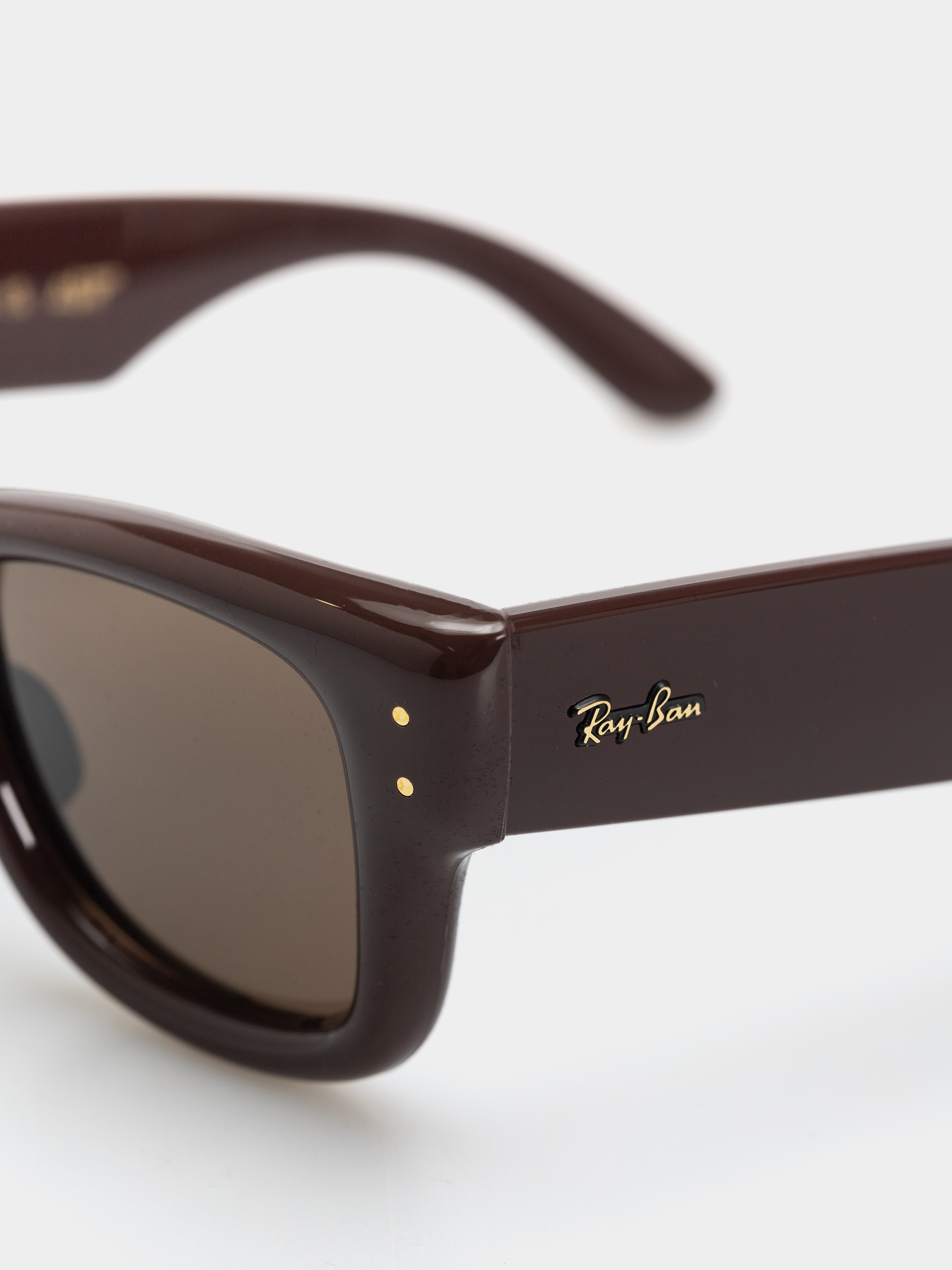 Sluneční brýle Ray-Ban Wayfarer Puffer (polerowany ciemnobrązowy/ciemnobrązowy)