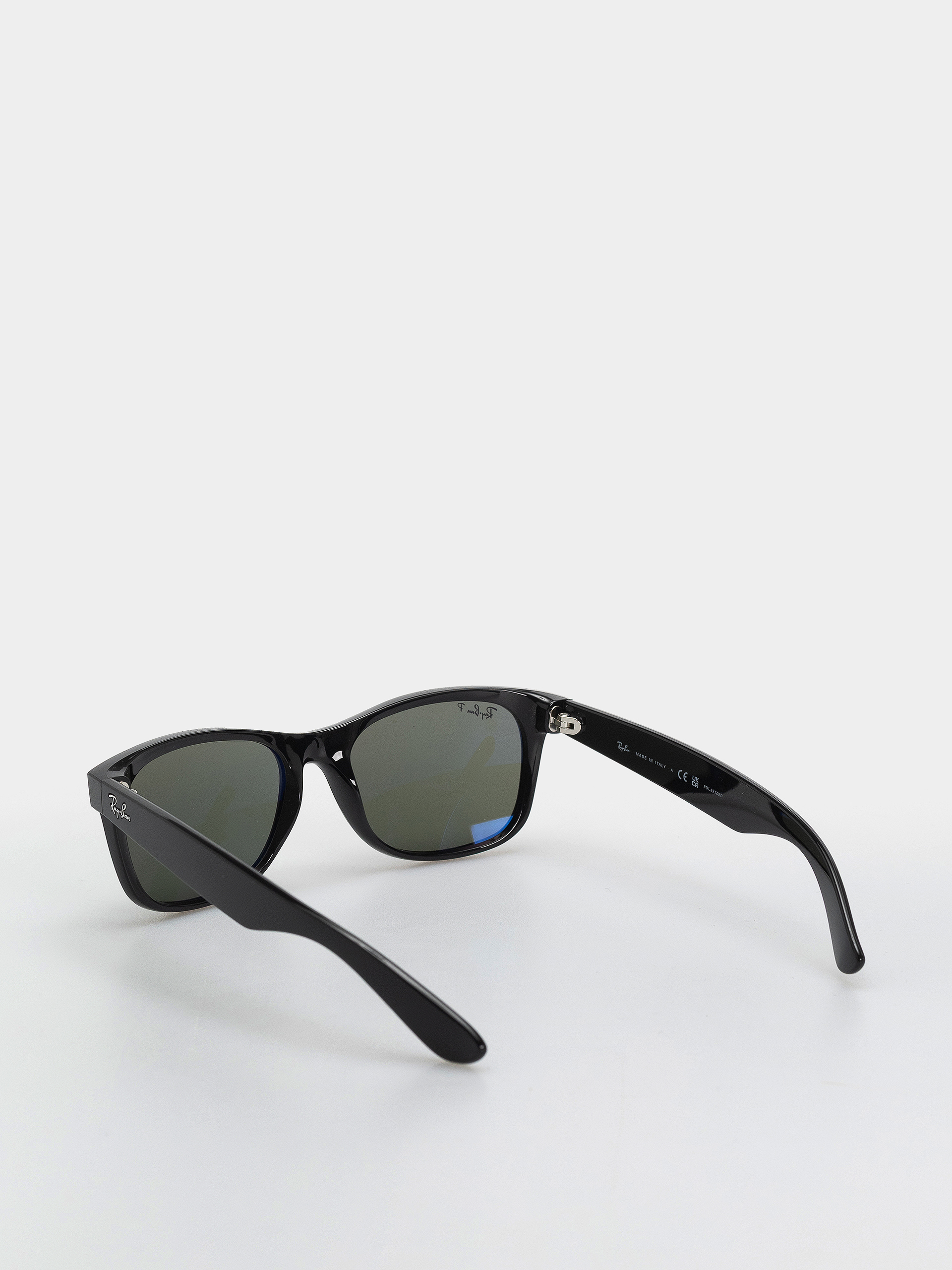 Sluneční brýle Ray-Ban New Wayfarer Classic (polerowany czarny/zielone z polaryzacją)