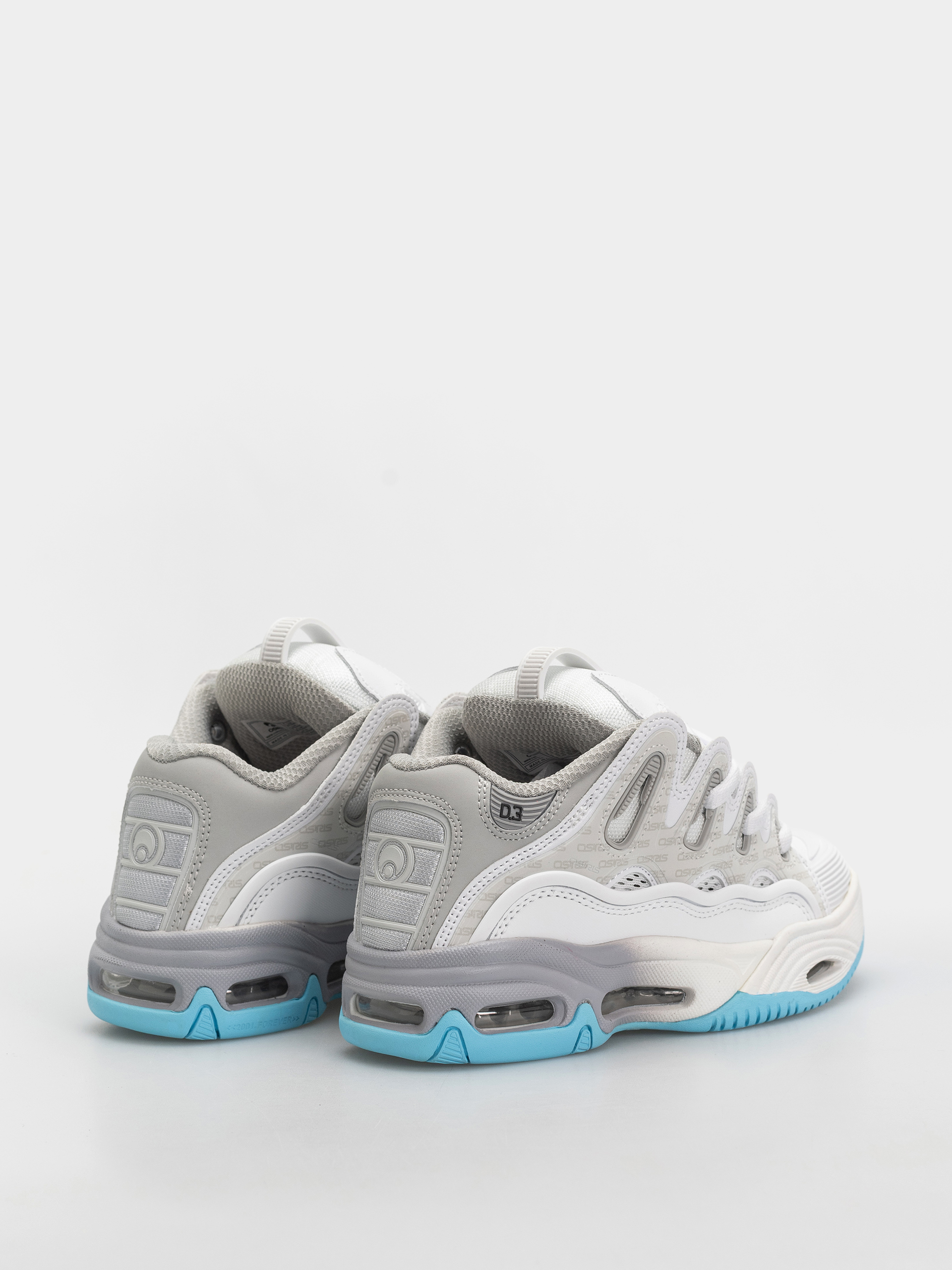 Boty Osiris D3 2001 (white/grey/baby blue)