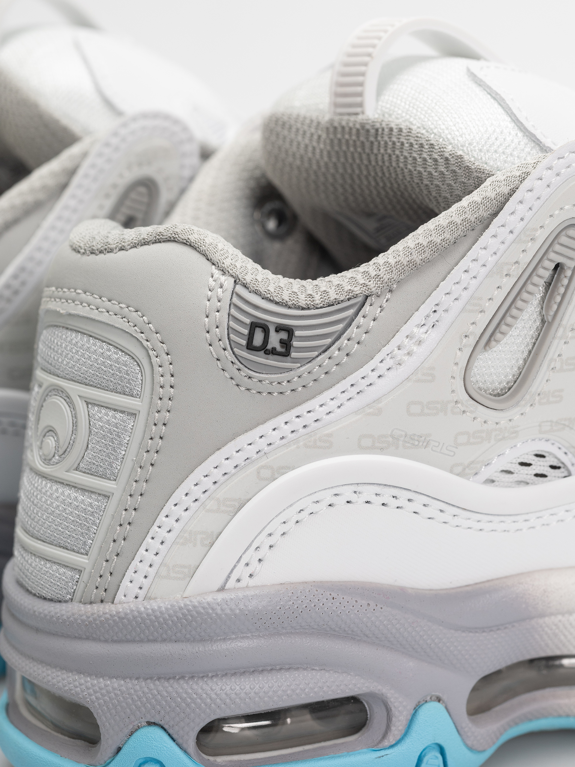 Boty Osiris D3 2001 (white/grey/baby blue)