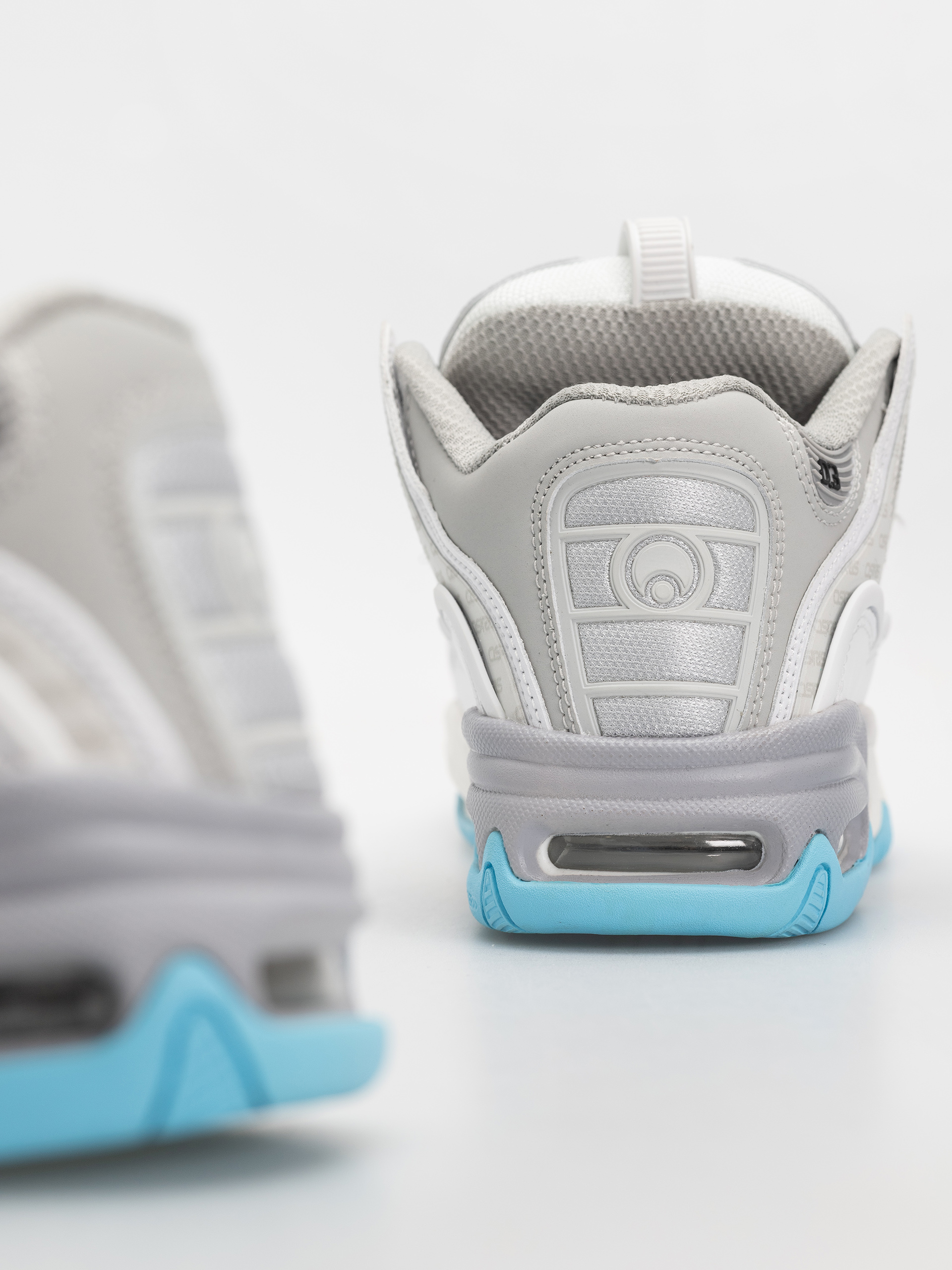 Boty Osiris D3 2001 (white/grey/baby blue)