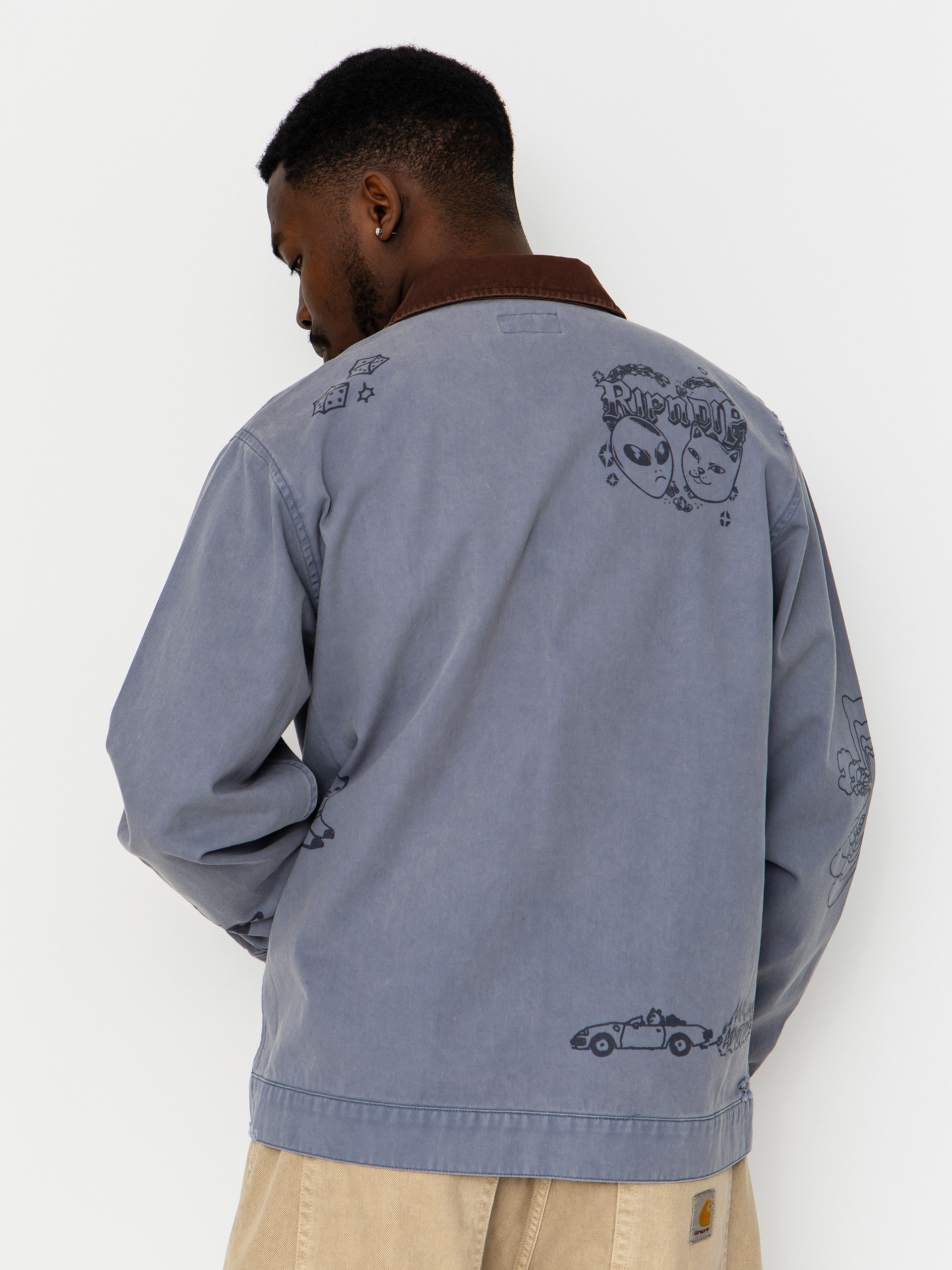 Bunda RipNDip Westside Zip Up Work (slate)